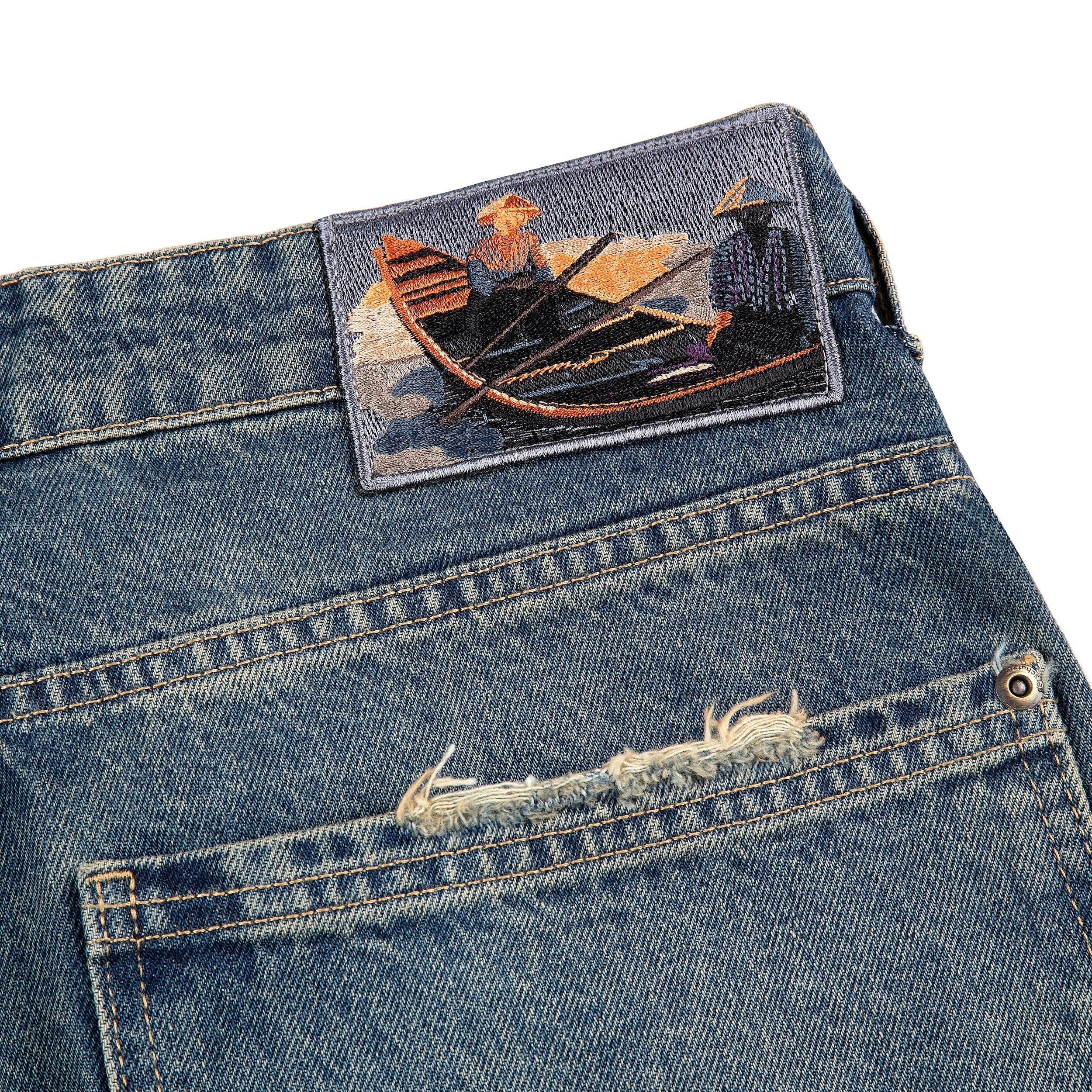 "lotus" Jorts indigo - Image 5