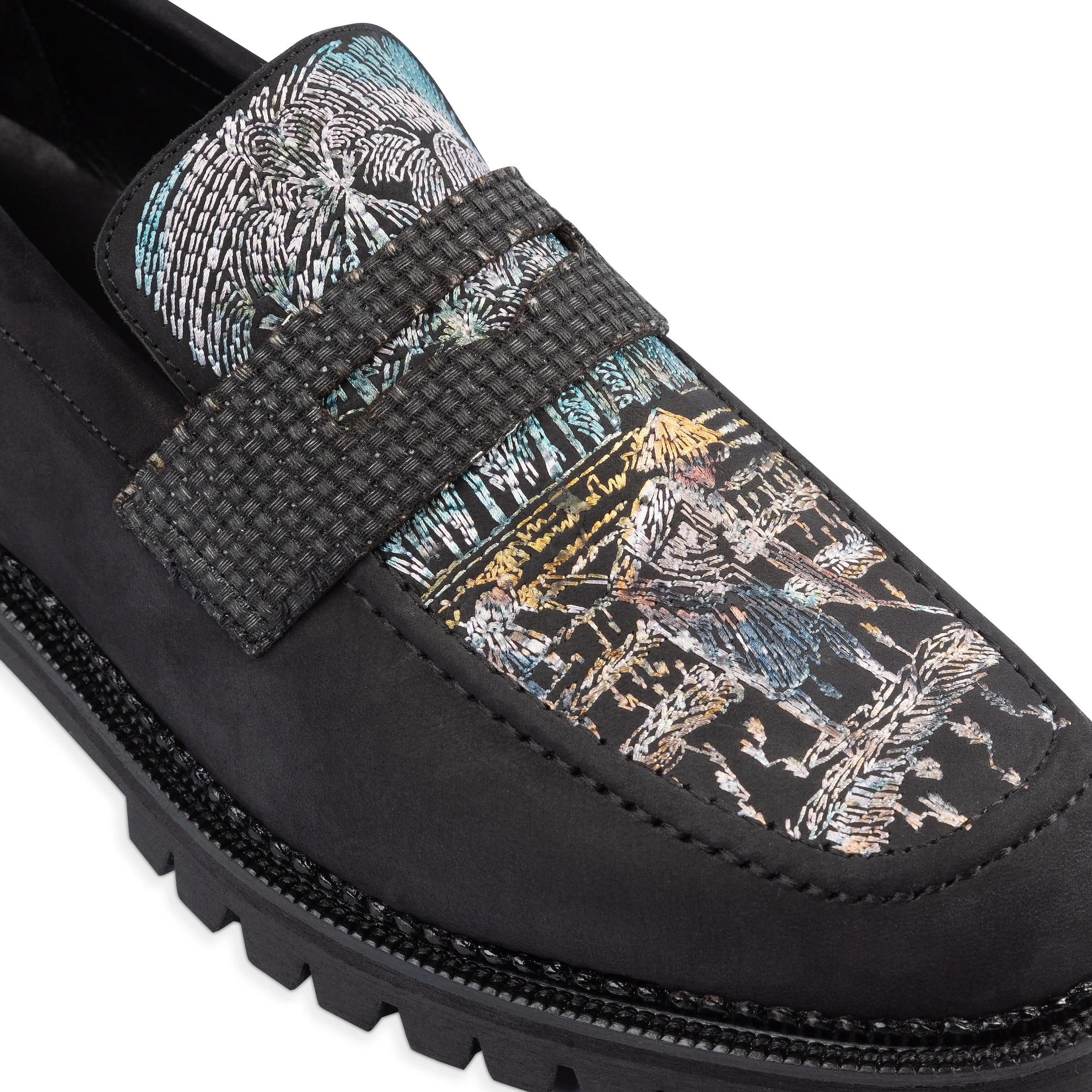 "lotus" loafer black - Image 2