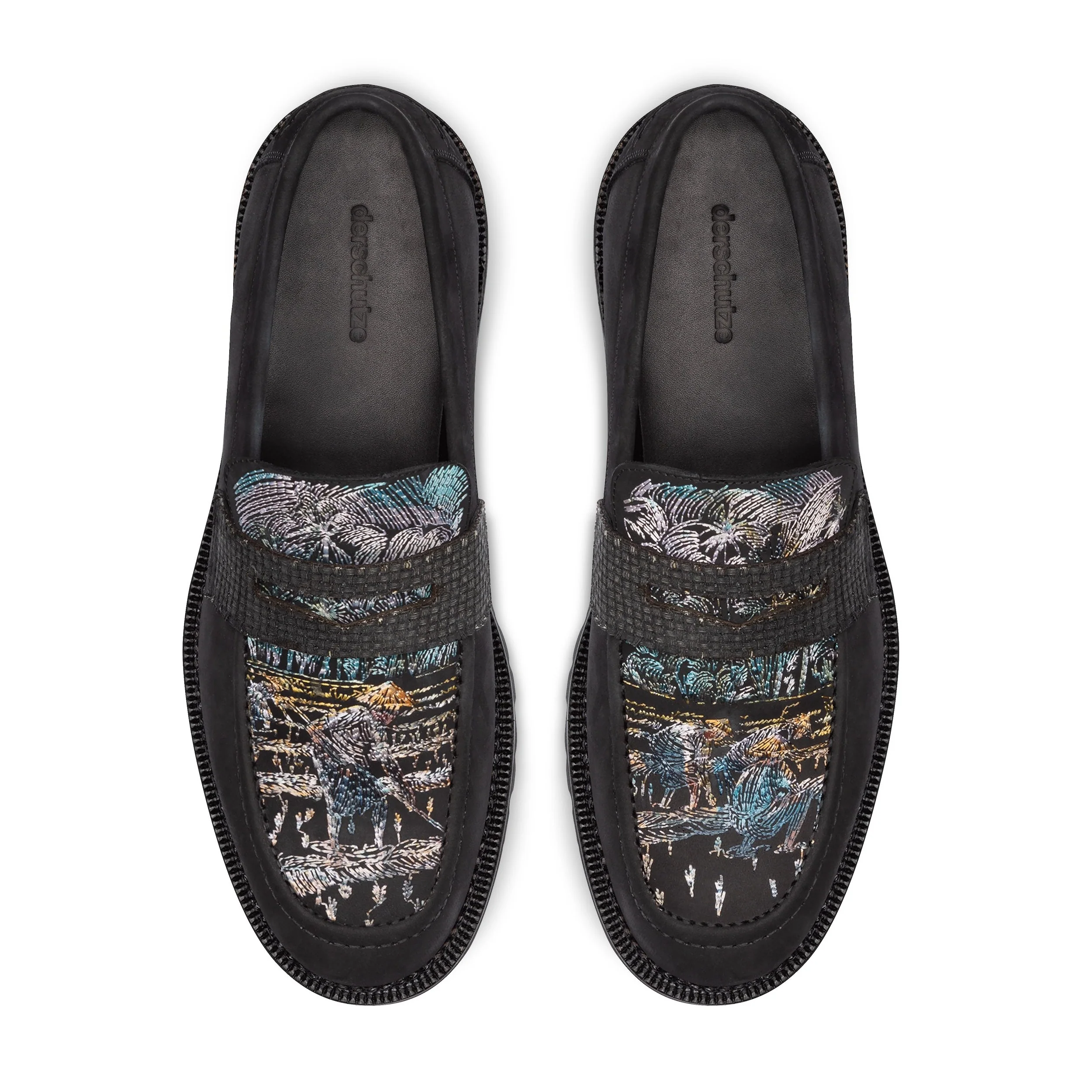 "lotus" loafer black - Image 3
