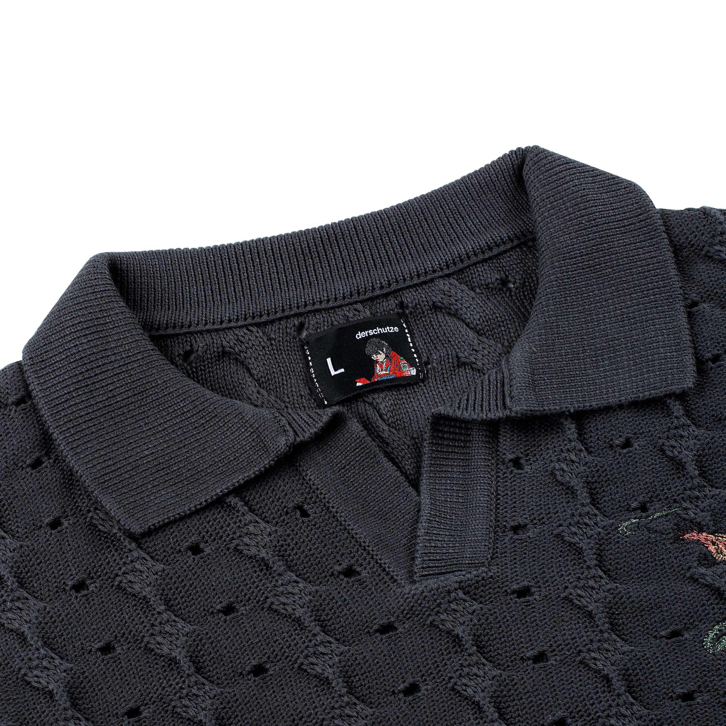 "lotus" longsleeve knit anthracite - Image 3