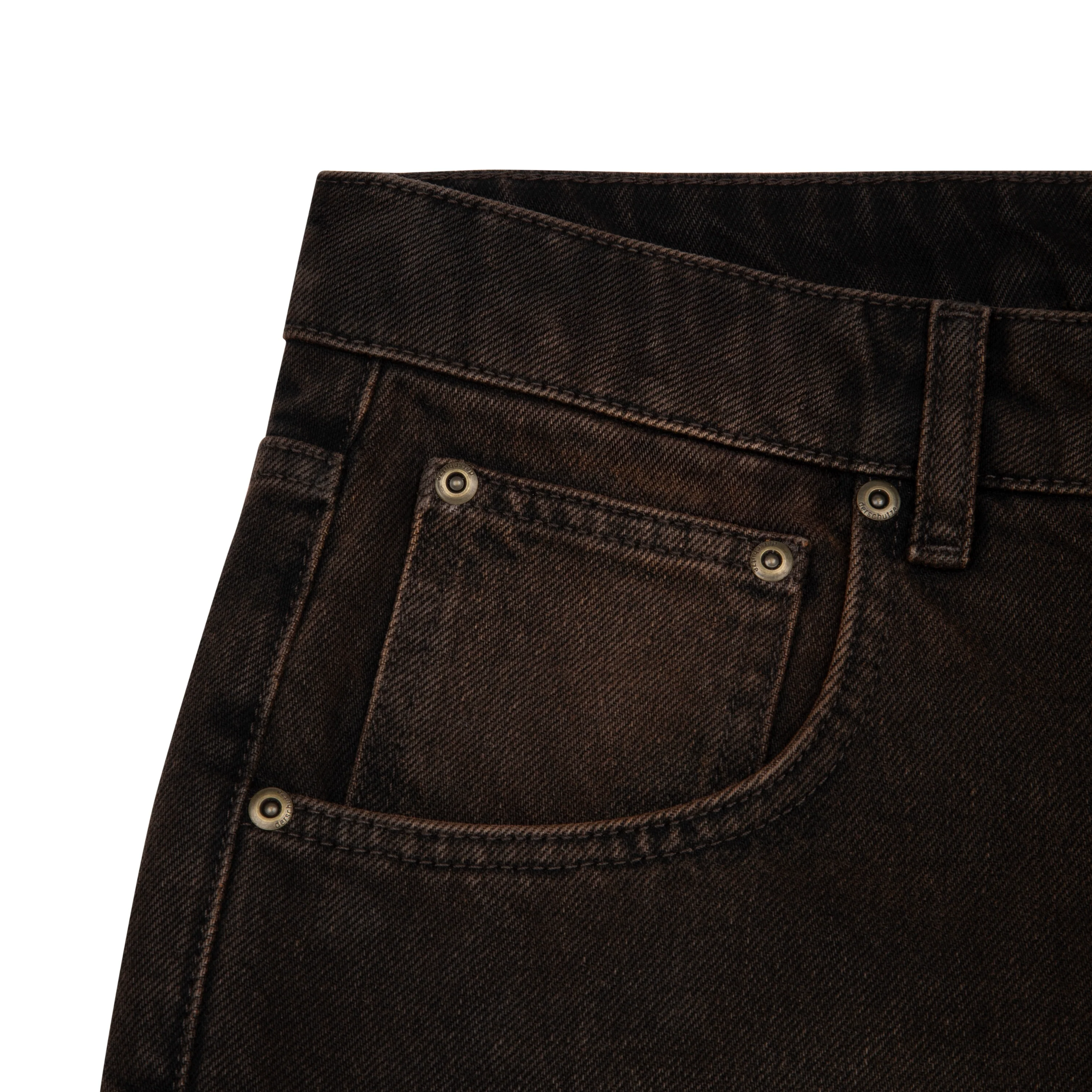 "lotus v2" brown bootcut Denim - Image 3