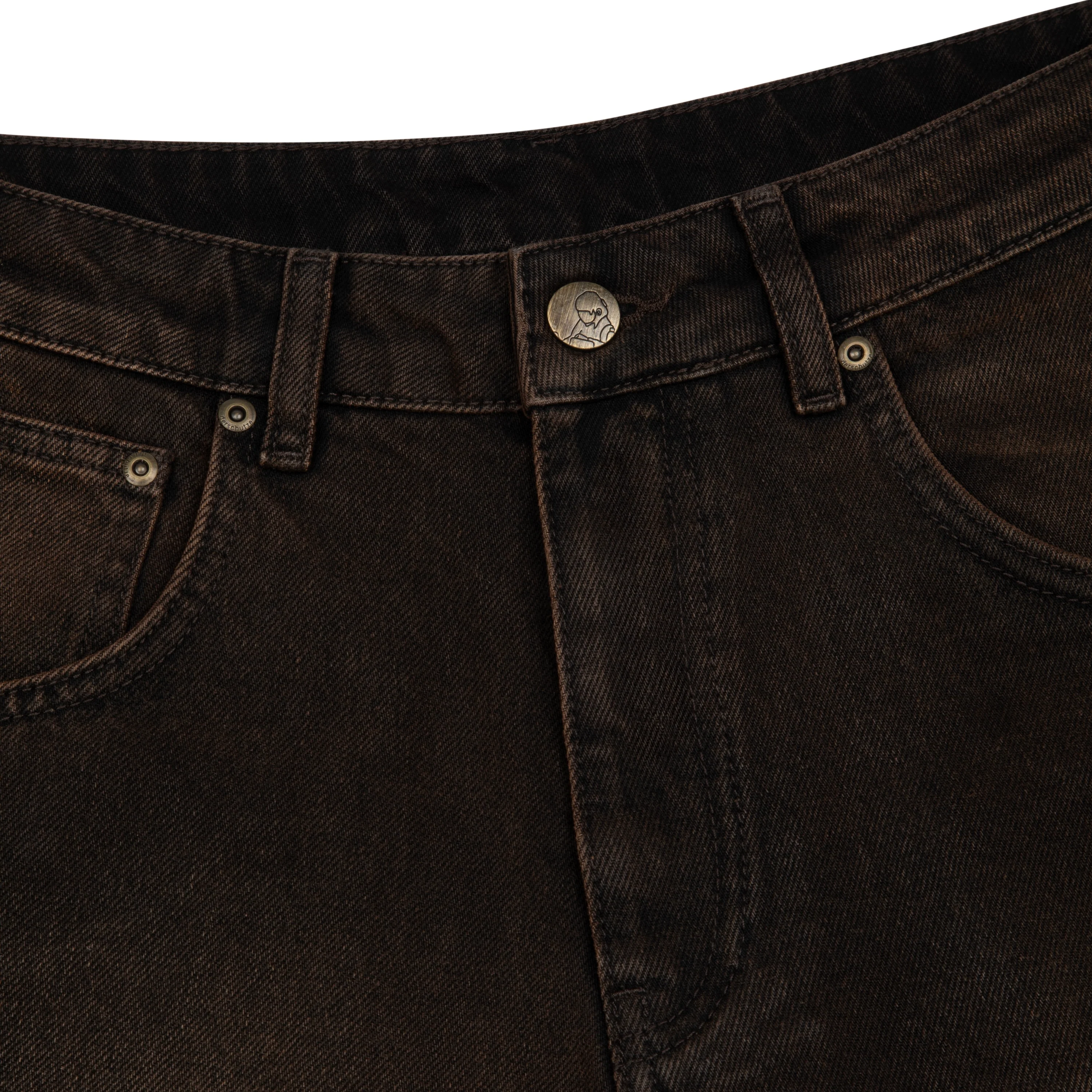 "lotus v2" brown bootcut Denim - Image 4