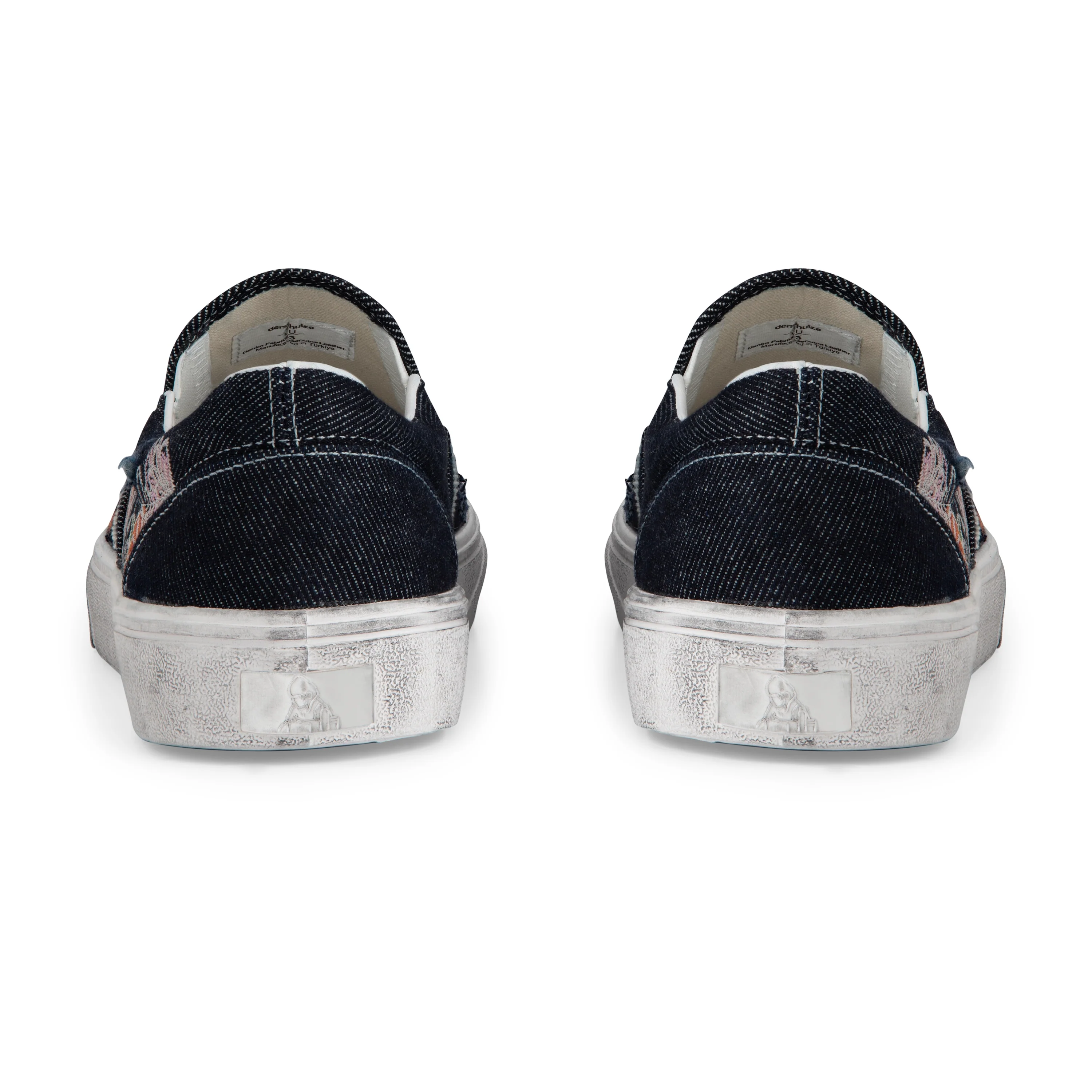 "lotus v2" denim slip-ons - Image 5