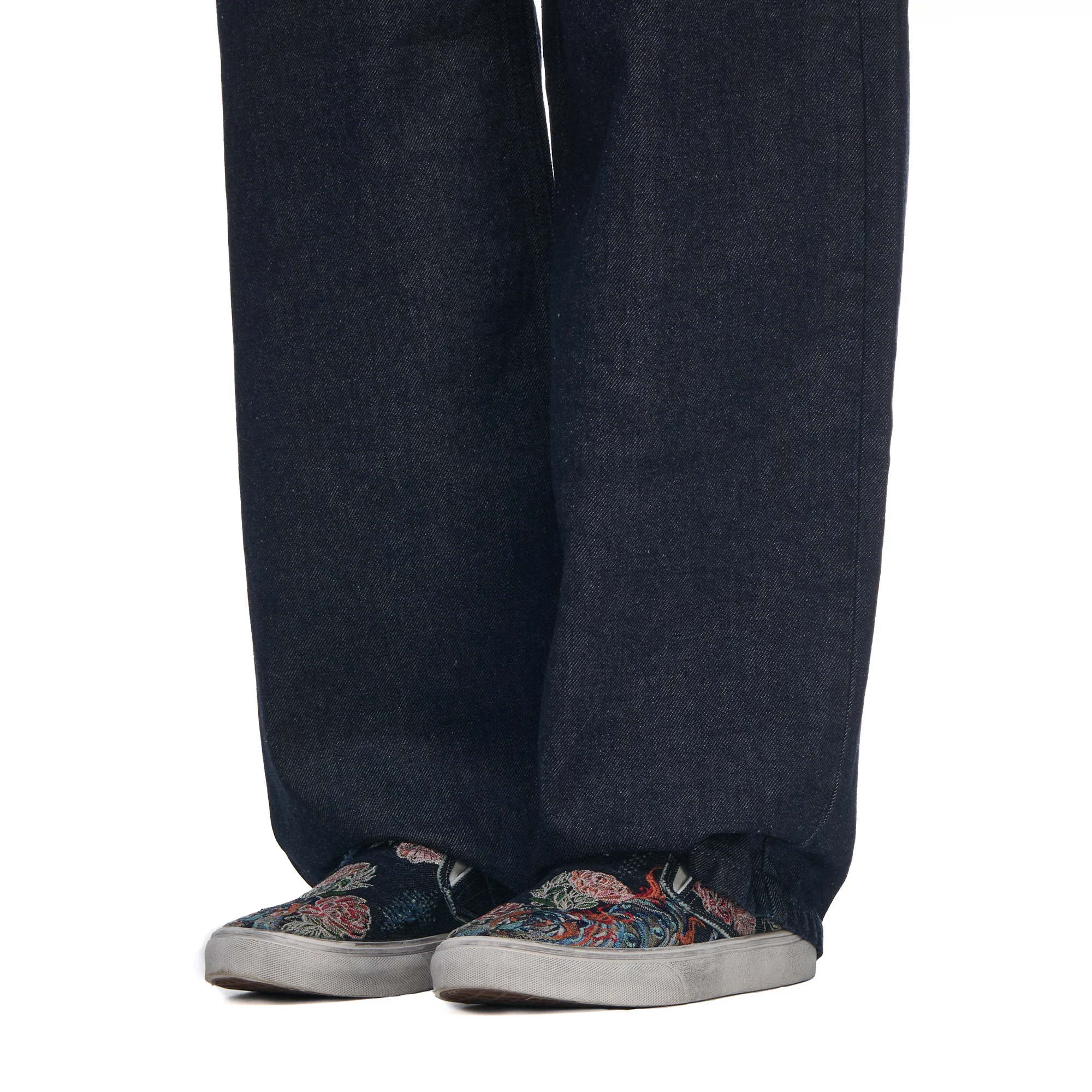 "lotus v2" denim slip-ons - Image 7