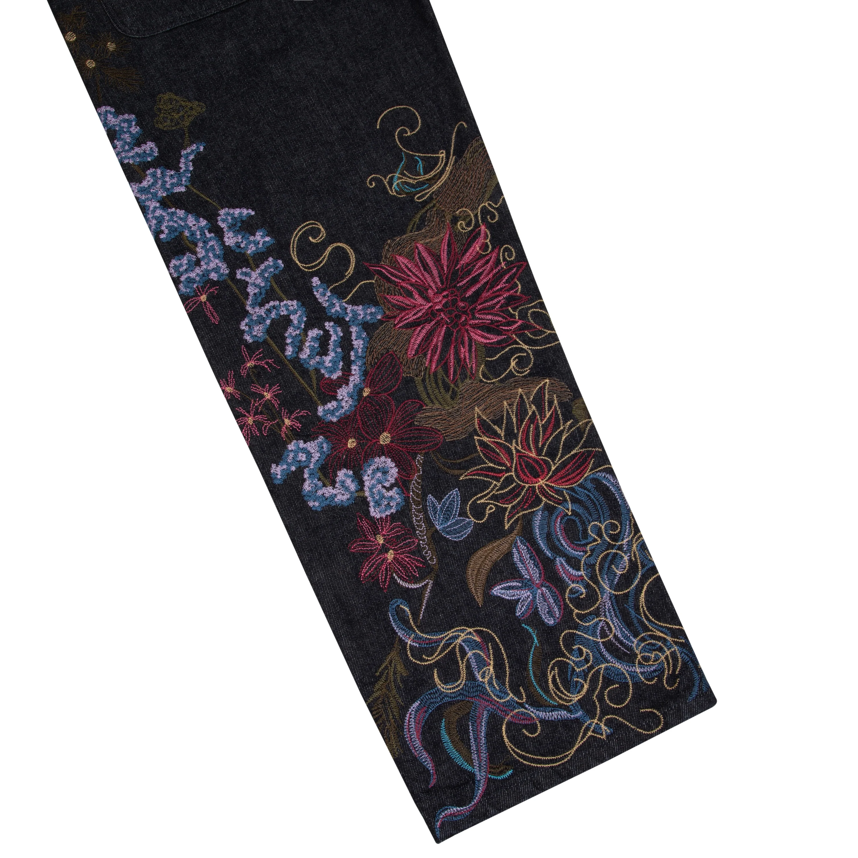"lotus v2" indigo raw Denim 01 - Image 5