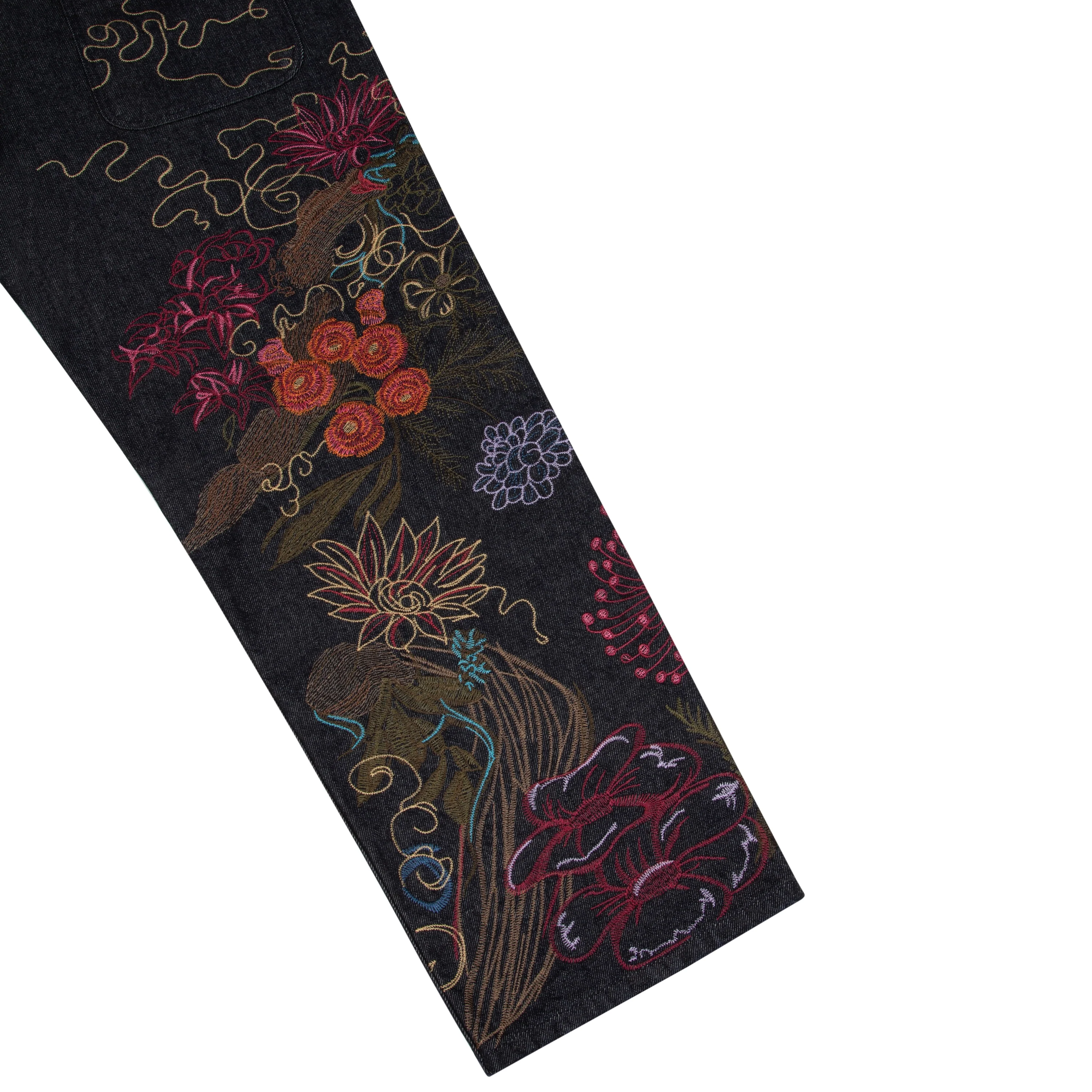 "lotus v2" indigo raw Denim 01 - Image 6