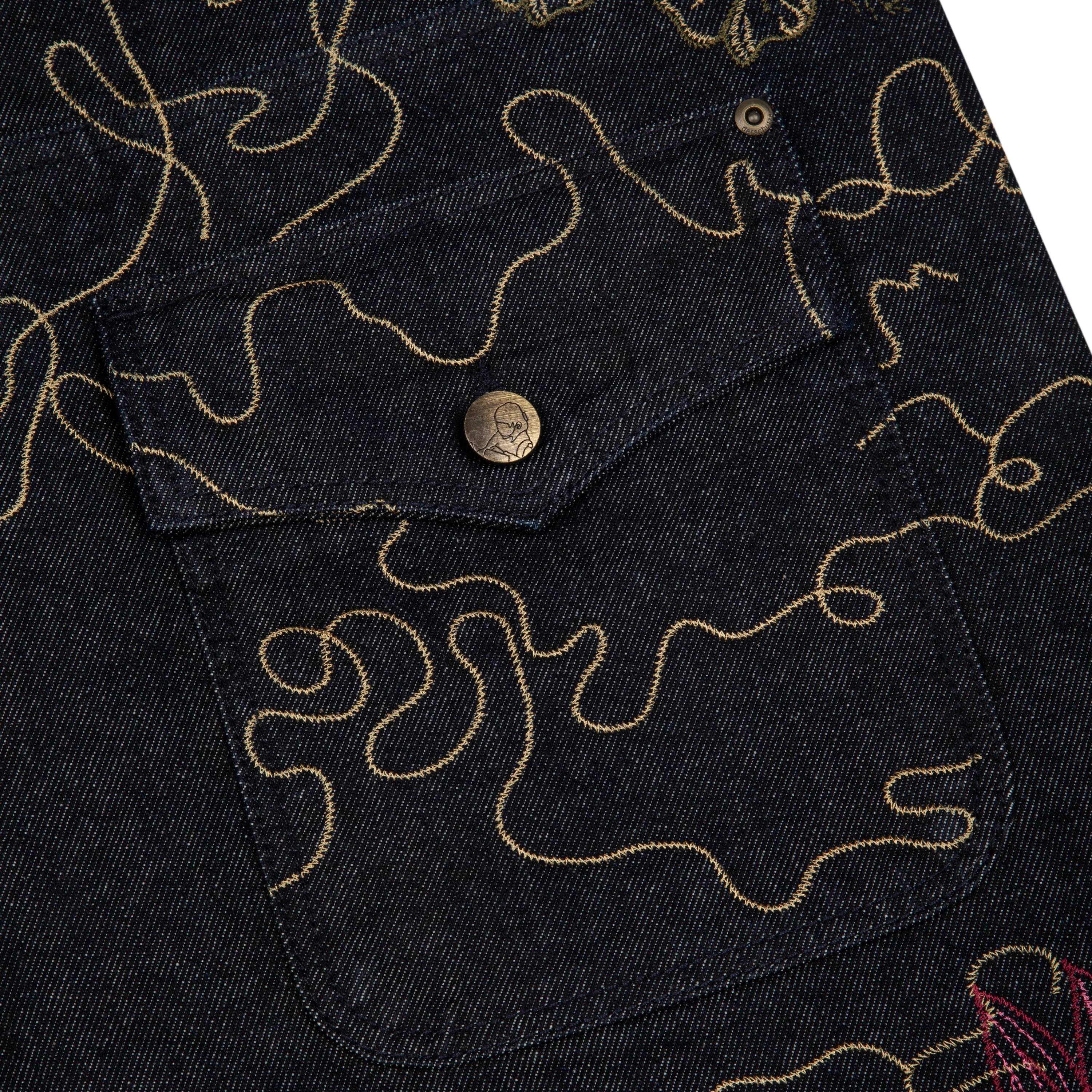 "lotus v2" indigo raw Denim 01 - Image 8