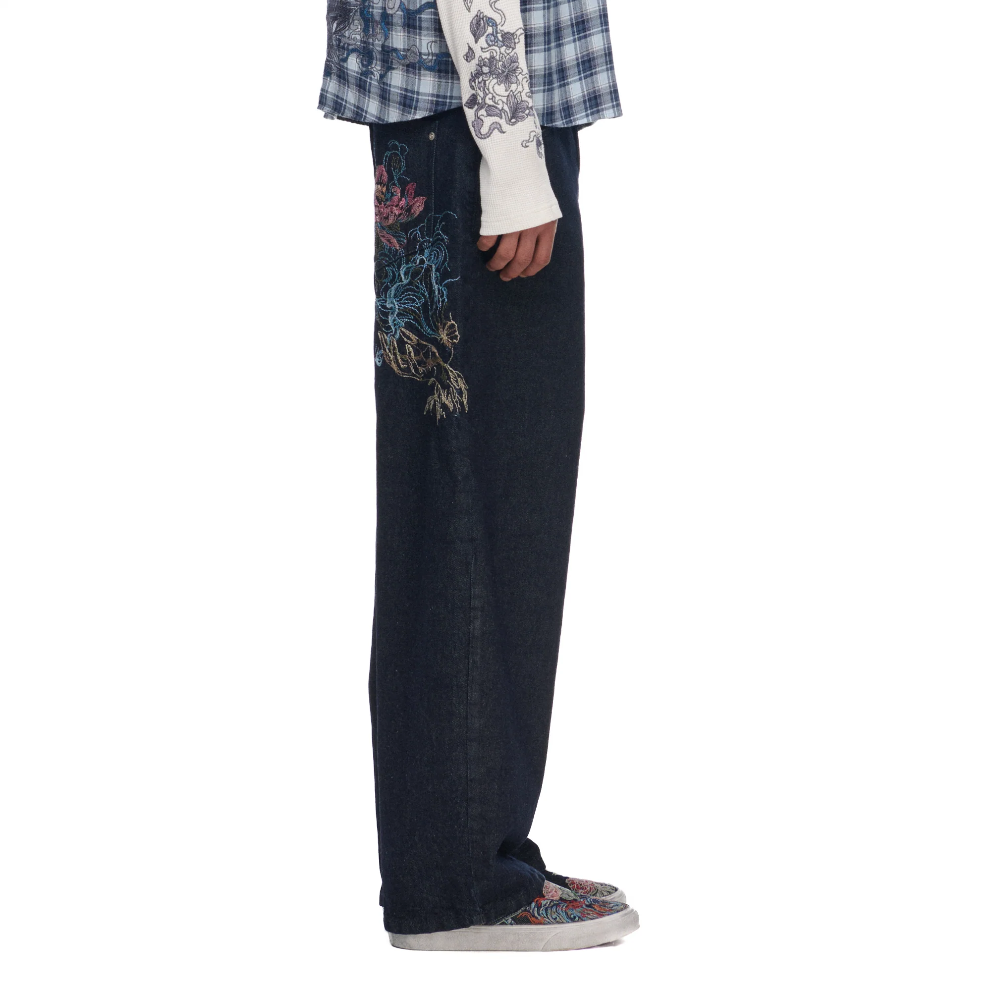 "lotus v2" indigo raw Denim 02 - Image 8