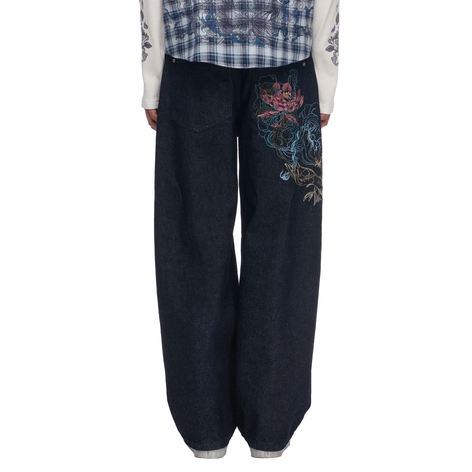 "lotus v2" indigo raw Denim 02 - Image 9