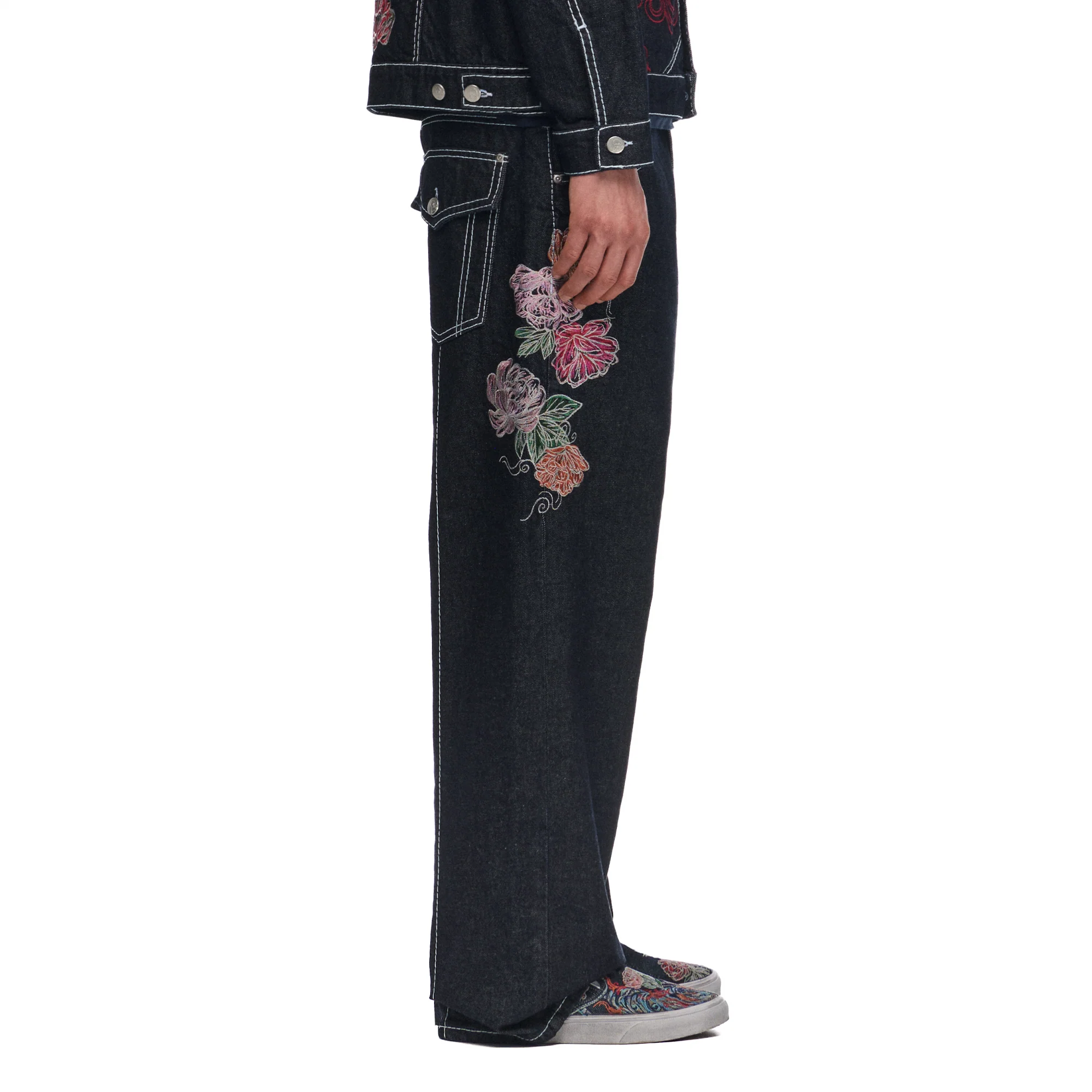 "lotus v2" indigo raw Denim 03 - Image 10