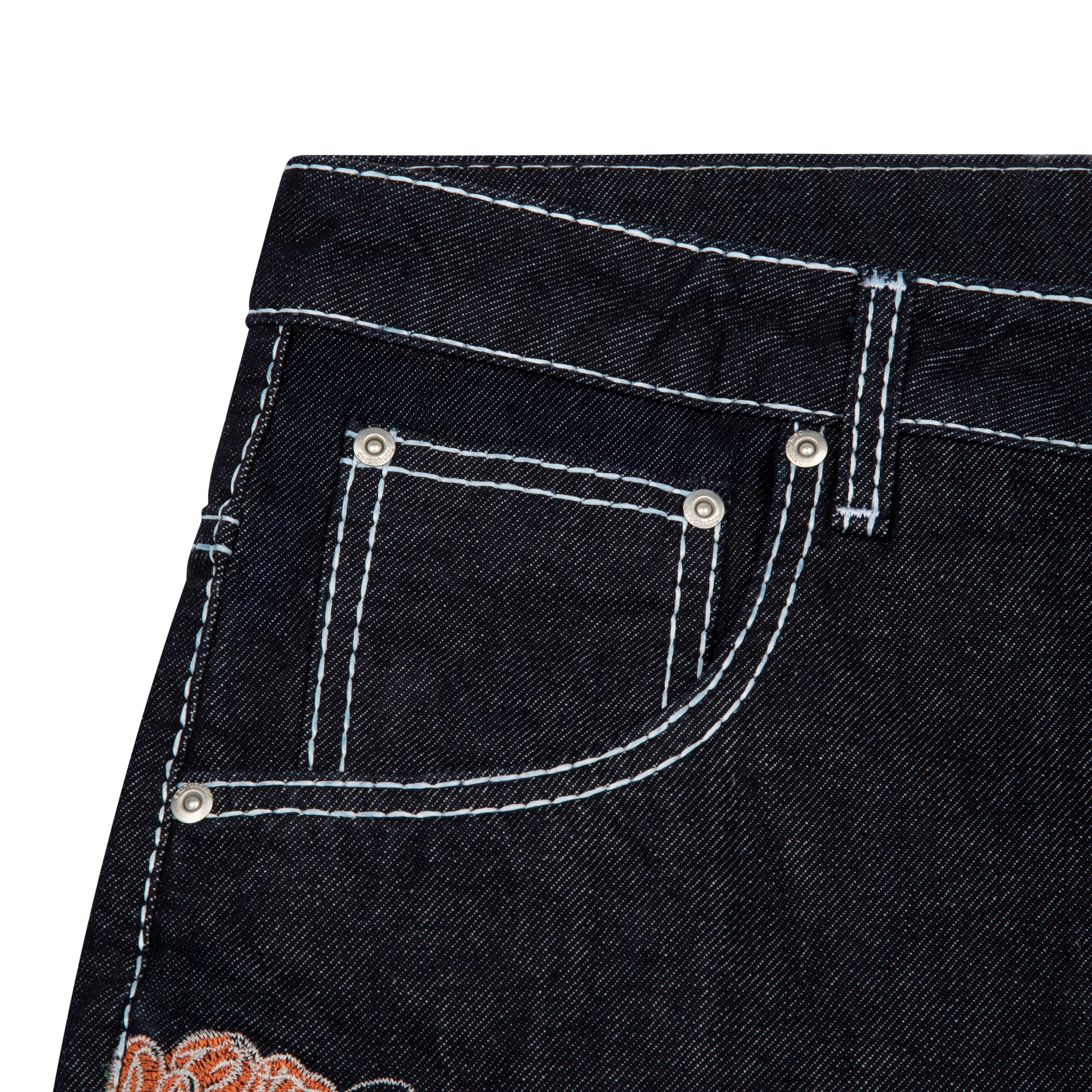 "lotus v2" indigo raw Denim 03 - Image 3