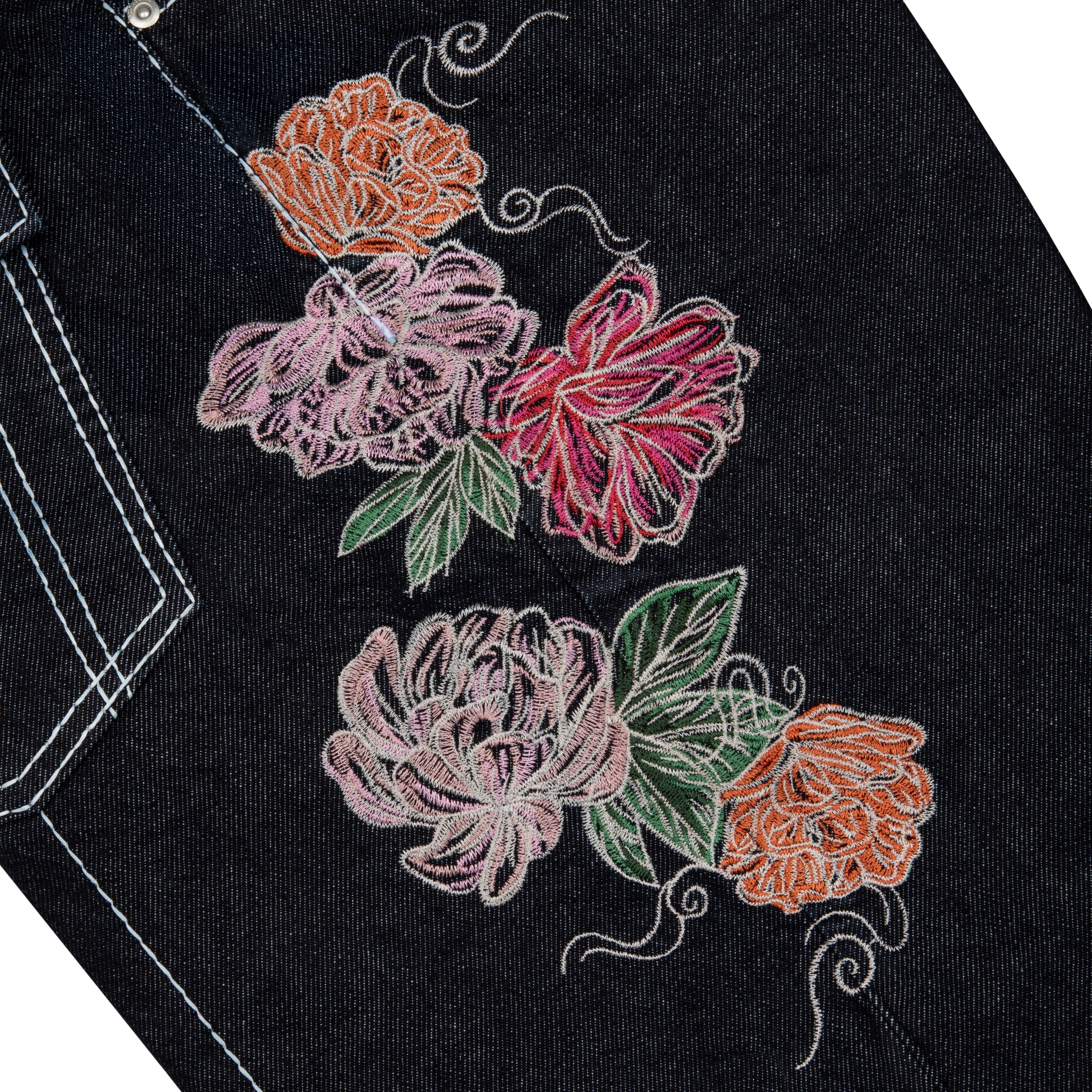 "lotus v2" indigo raw Denim 03 - Image 5
