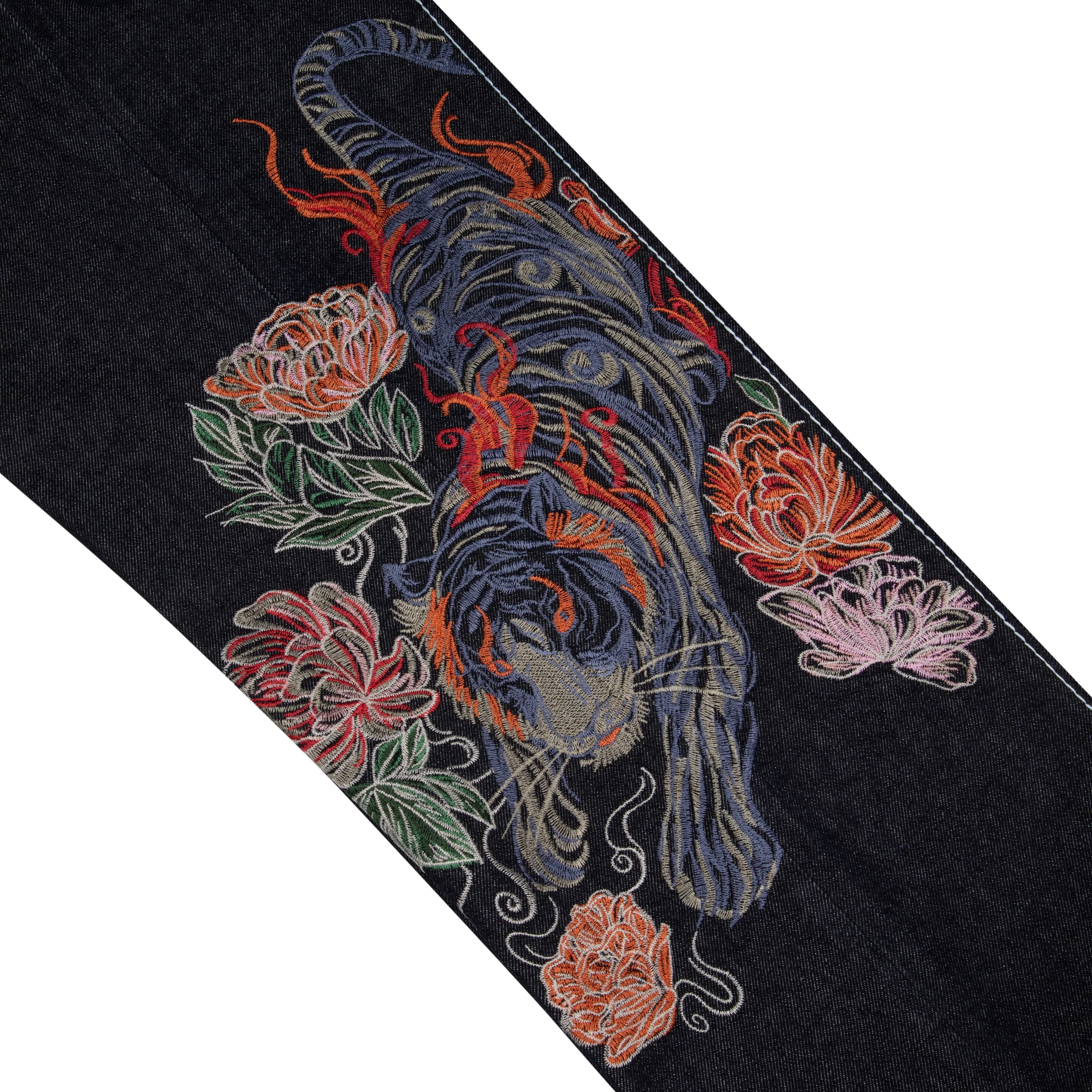 "lotus v2" indigo raw Denim 03 - Image 6