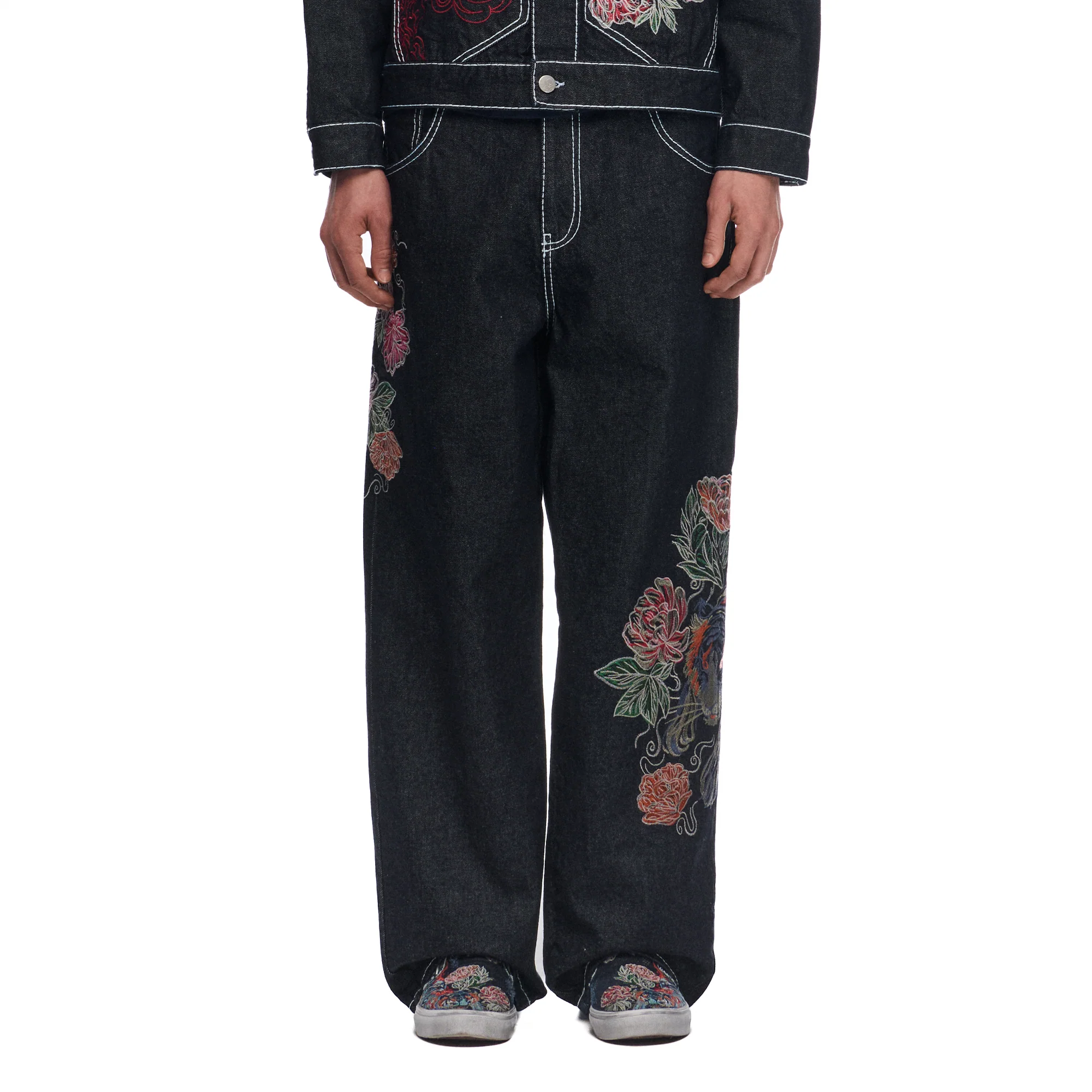 "lotus v2" indigo raw Denim 03 - Image 7