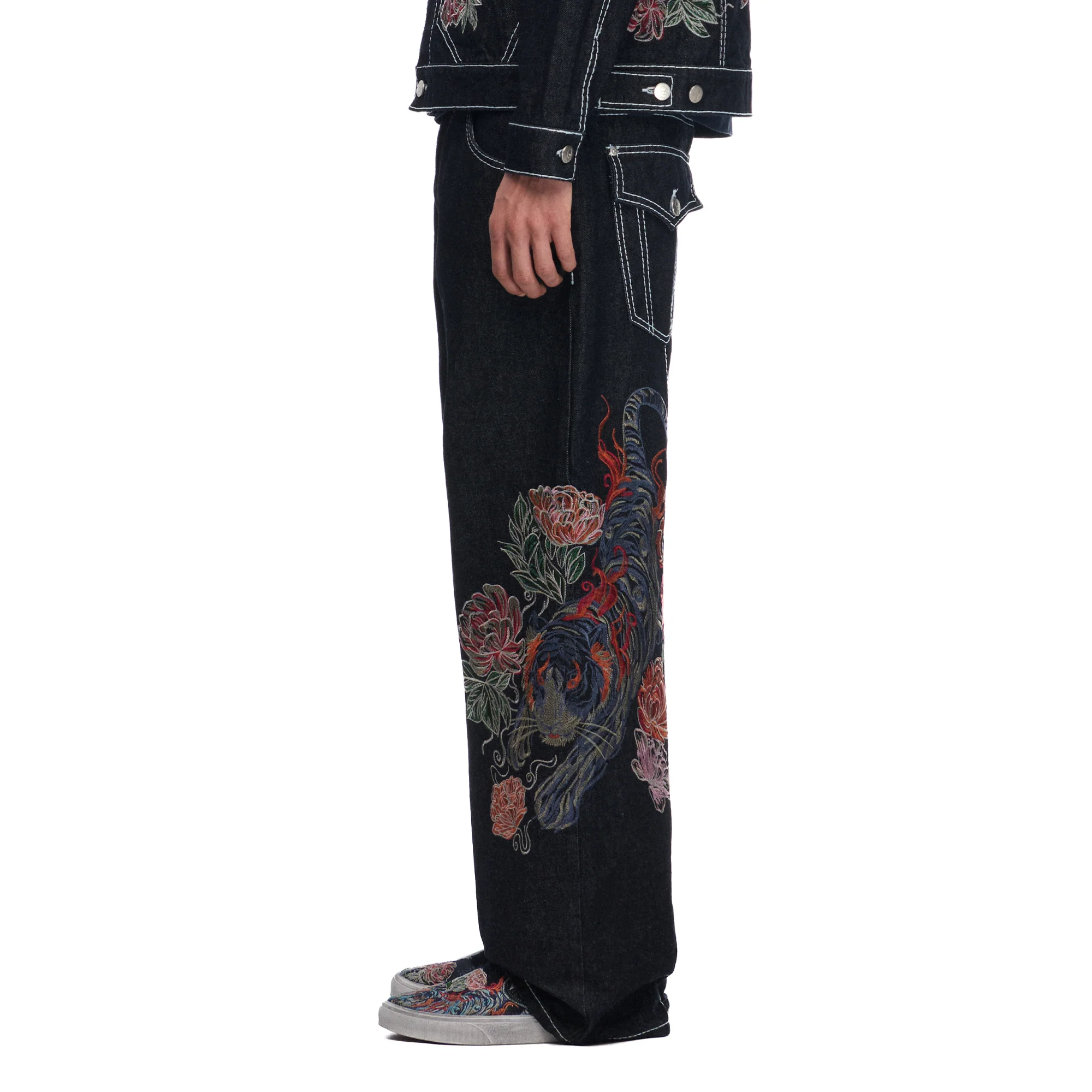 "lotus v2" indigo raw Denim 03 - Image 8