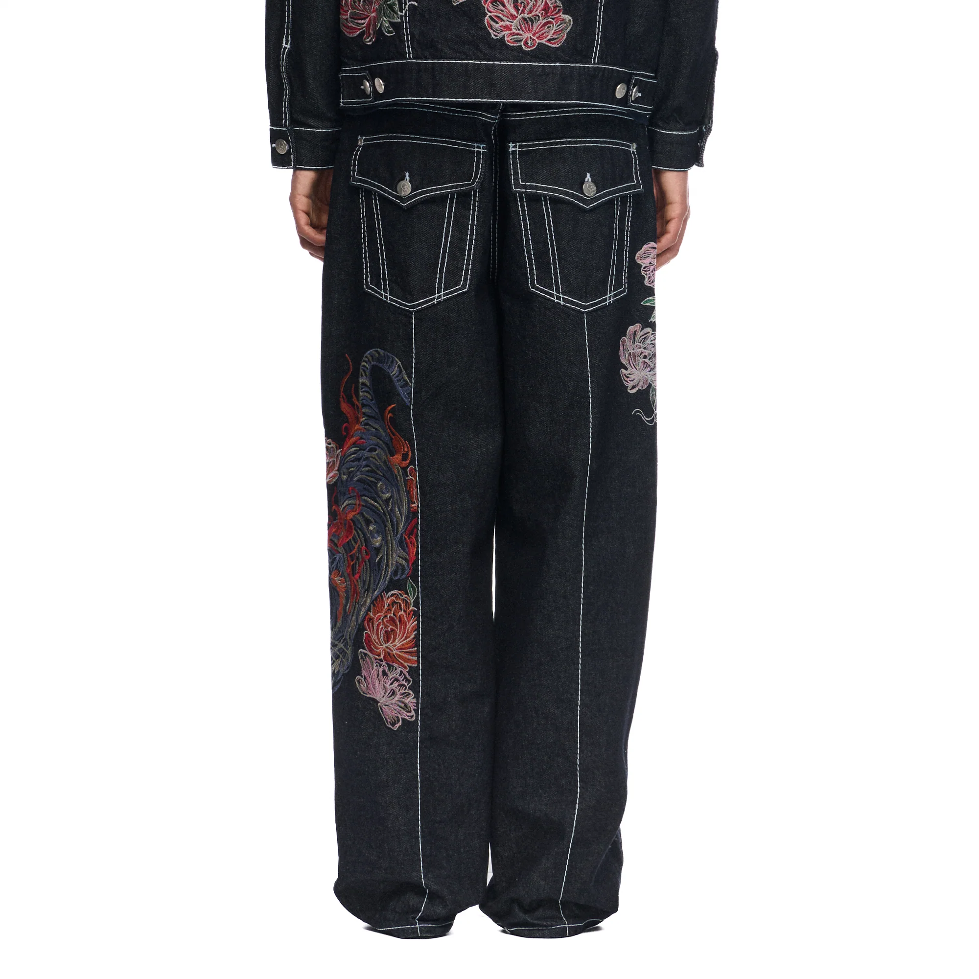 "lotus v2" indigo raw Denim 03 - Image 9
