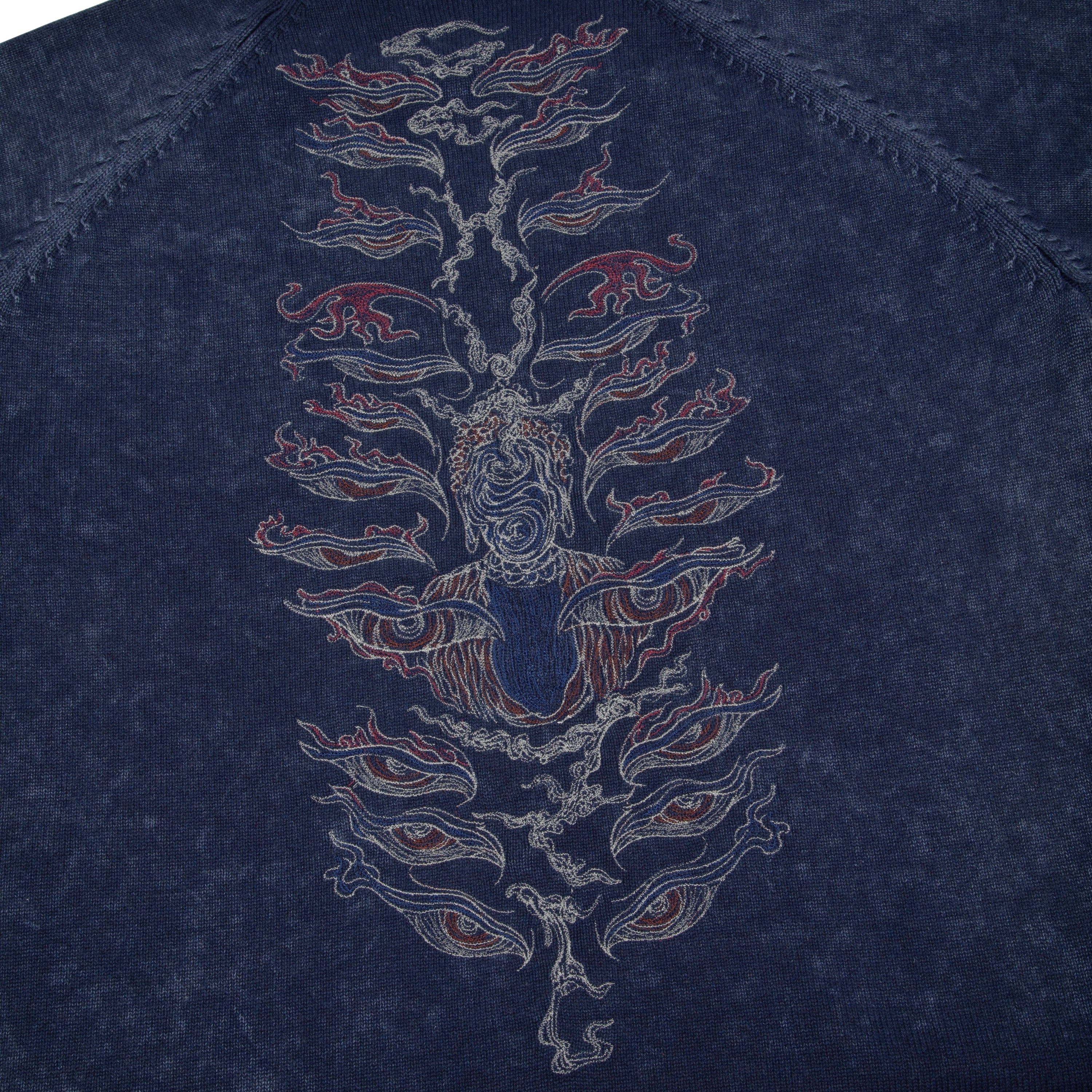 "lotus v2" Knit blue - Image 4