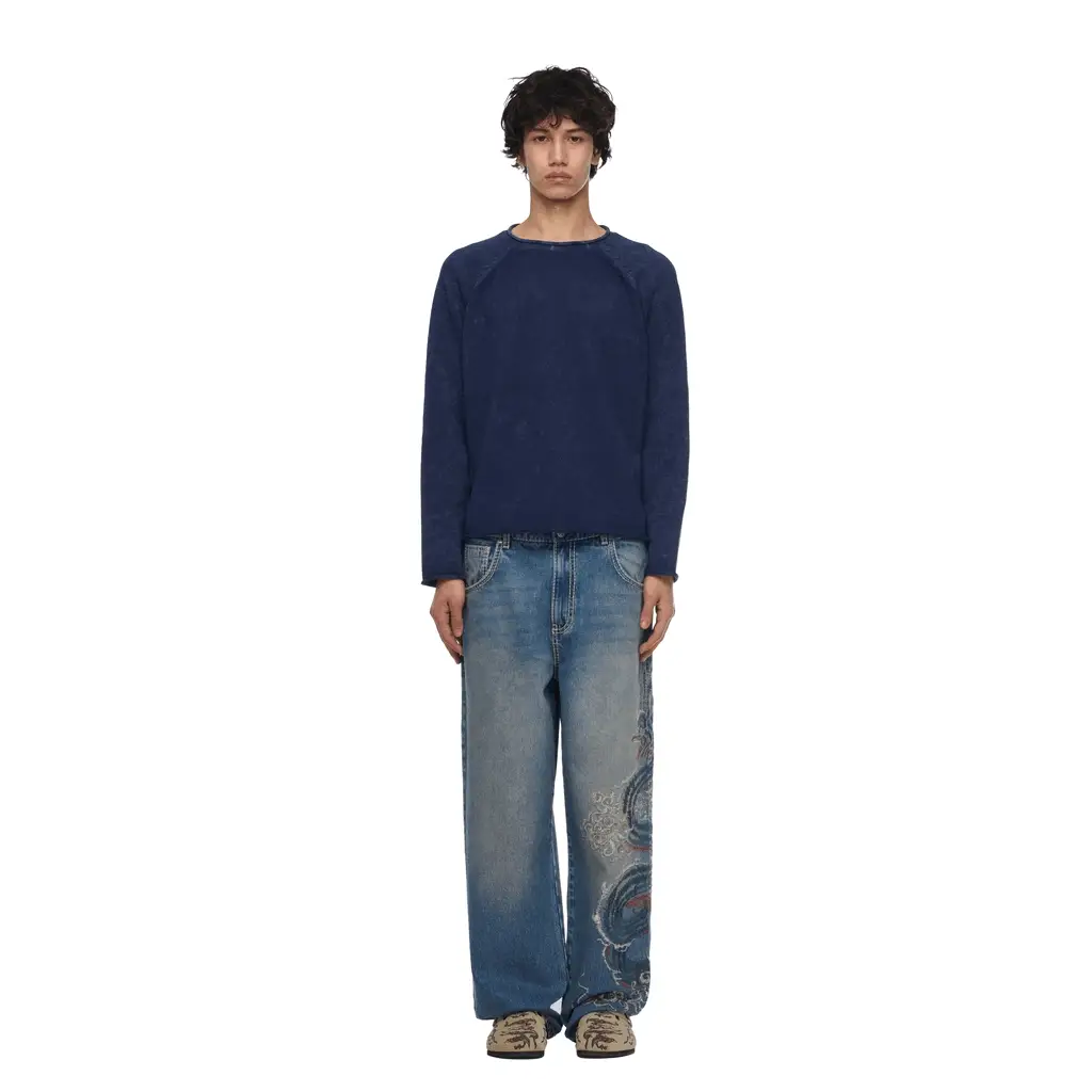 "lotus v2" Knit blue - Image 8
