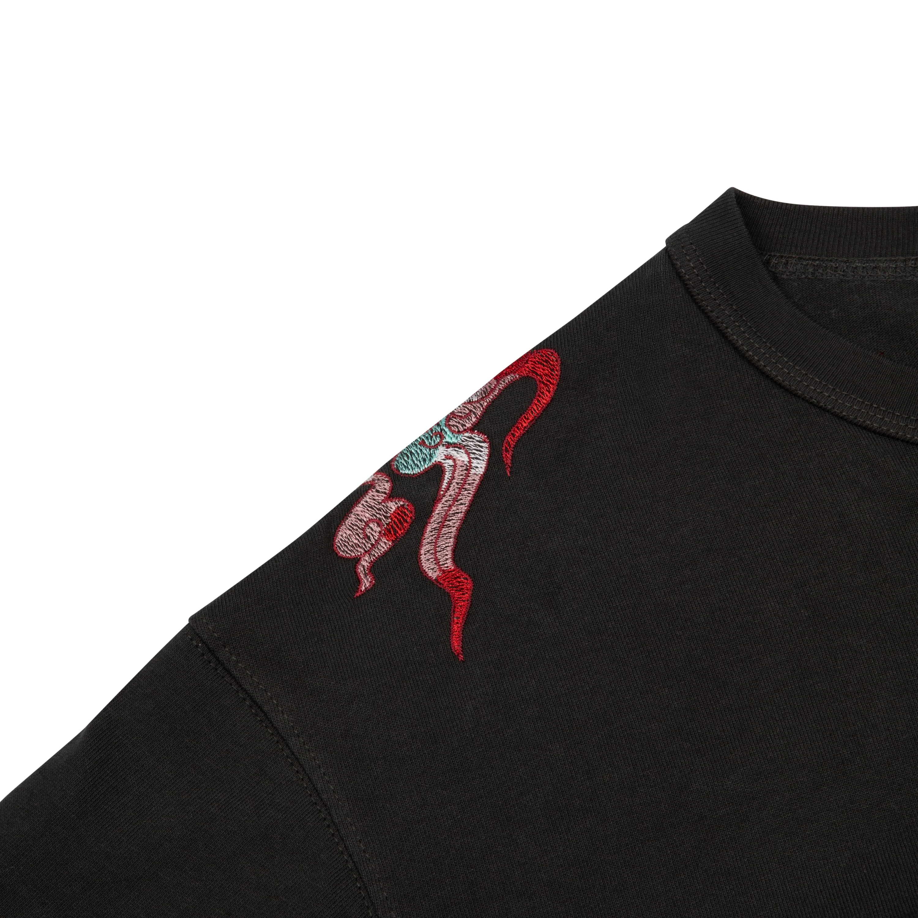 "lotus v2" layered Longsleeve anthracite - Image 4