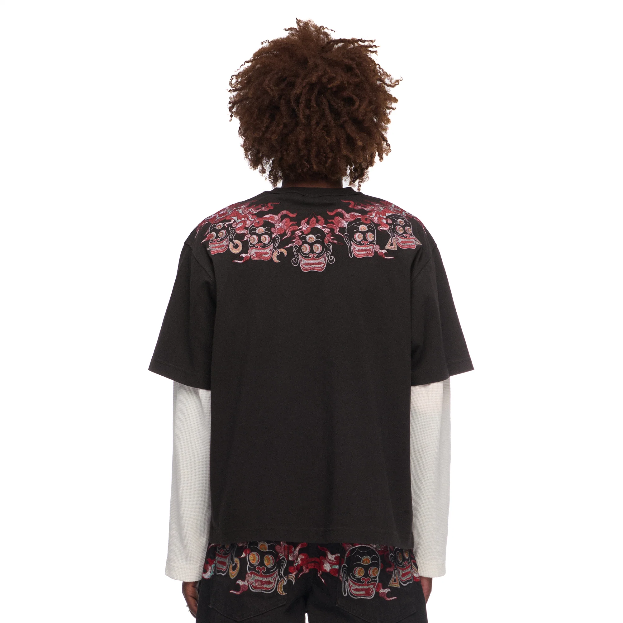 "lotus v2" layered Longsleeve anthracite - Image 9