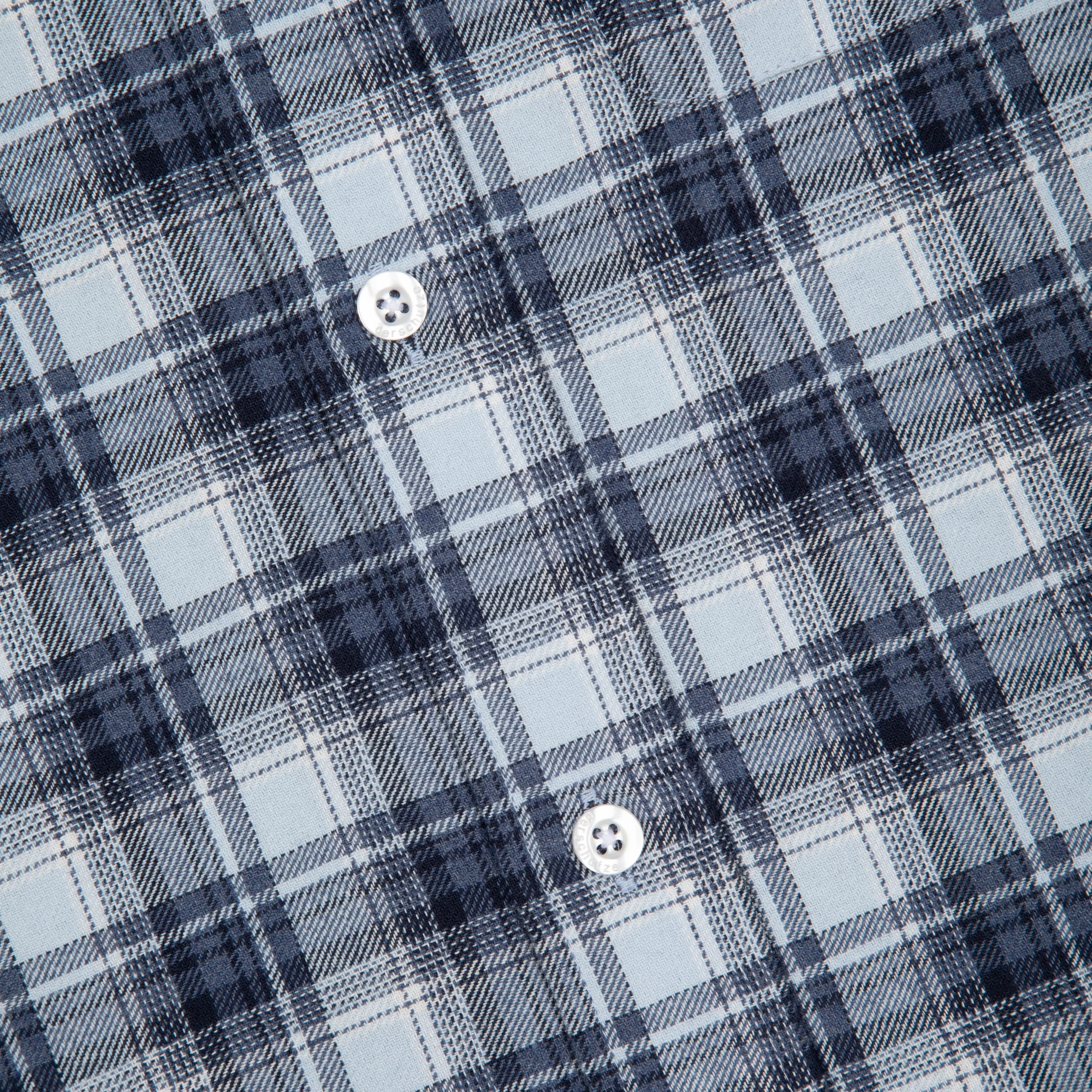 "lotus v2" layered Shirt plaid blue - Image 5
