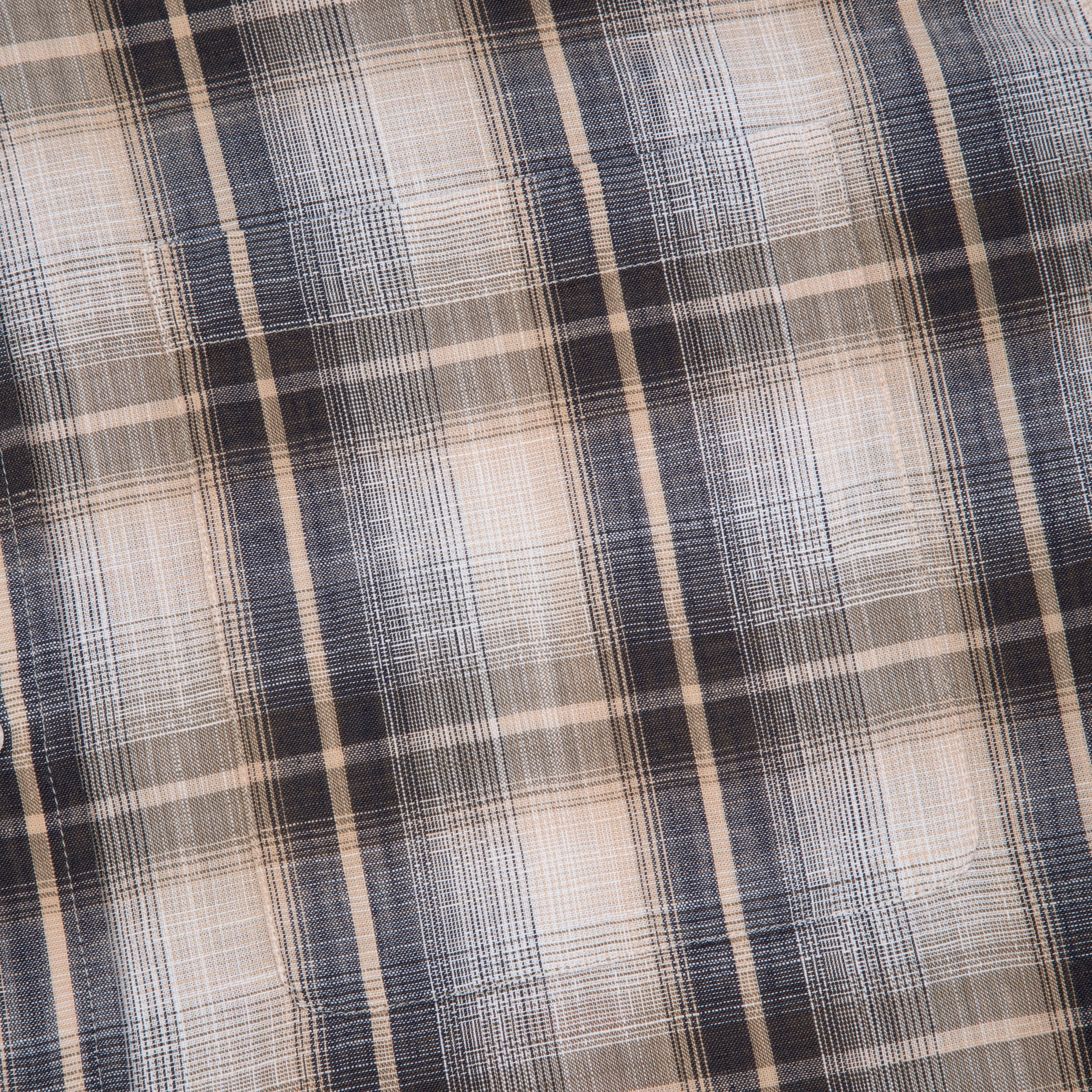 "lotus v2" layered Shirt plaid cream - Image 4