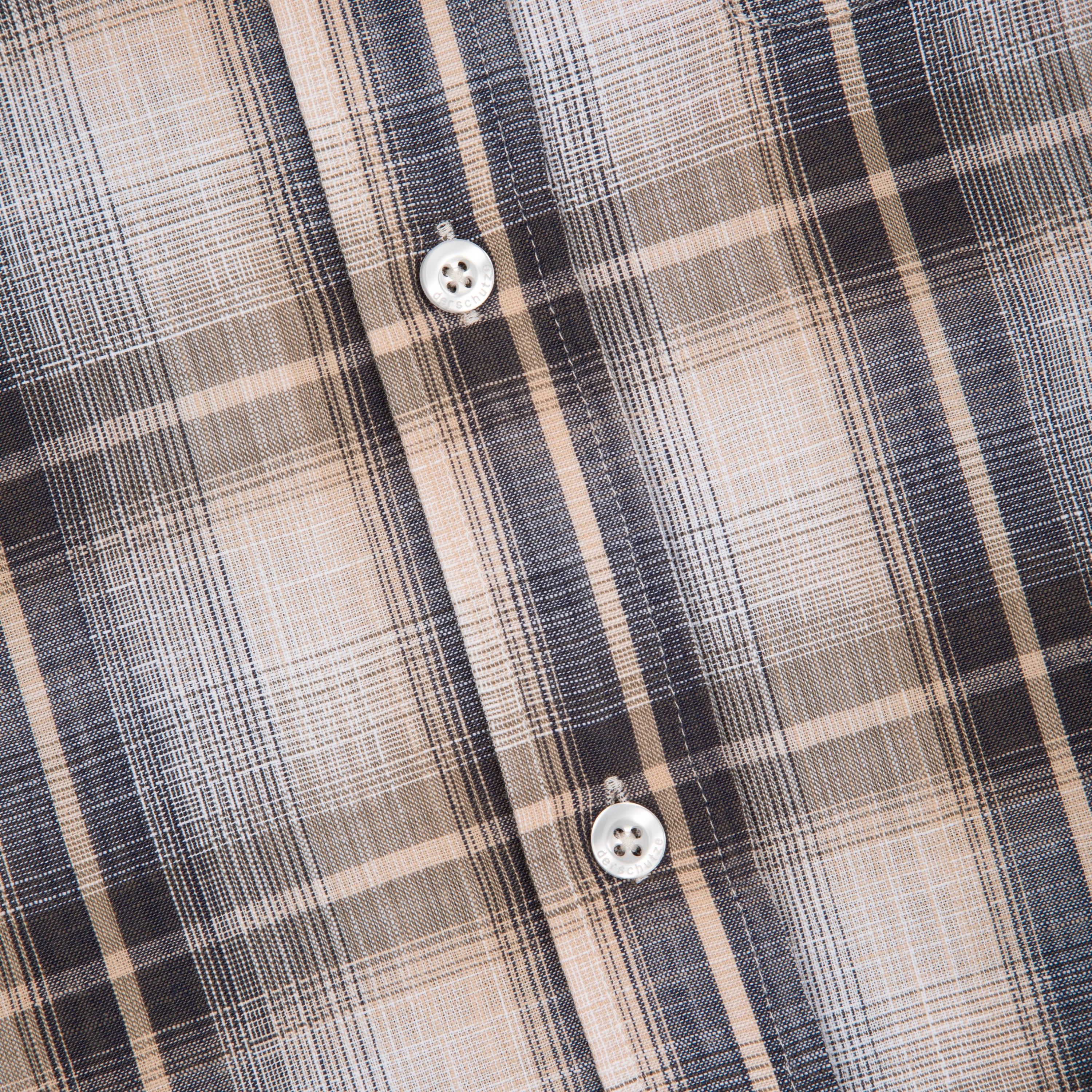 "lotus v2" layered Shirt plaid cream - Image 5