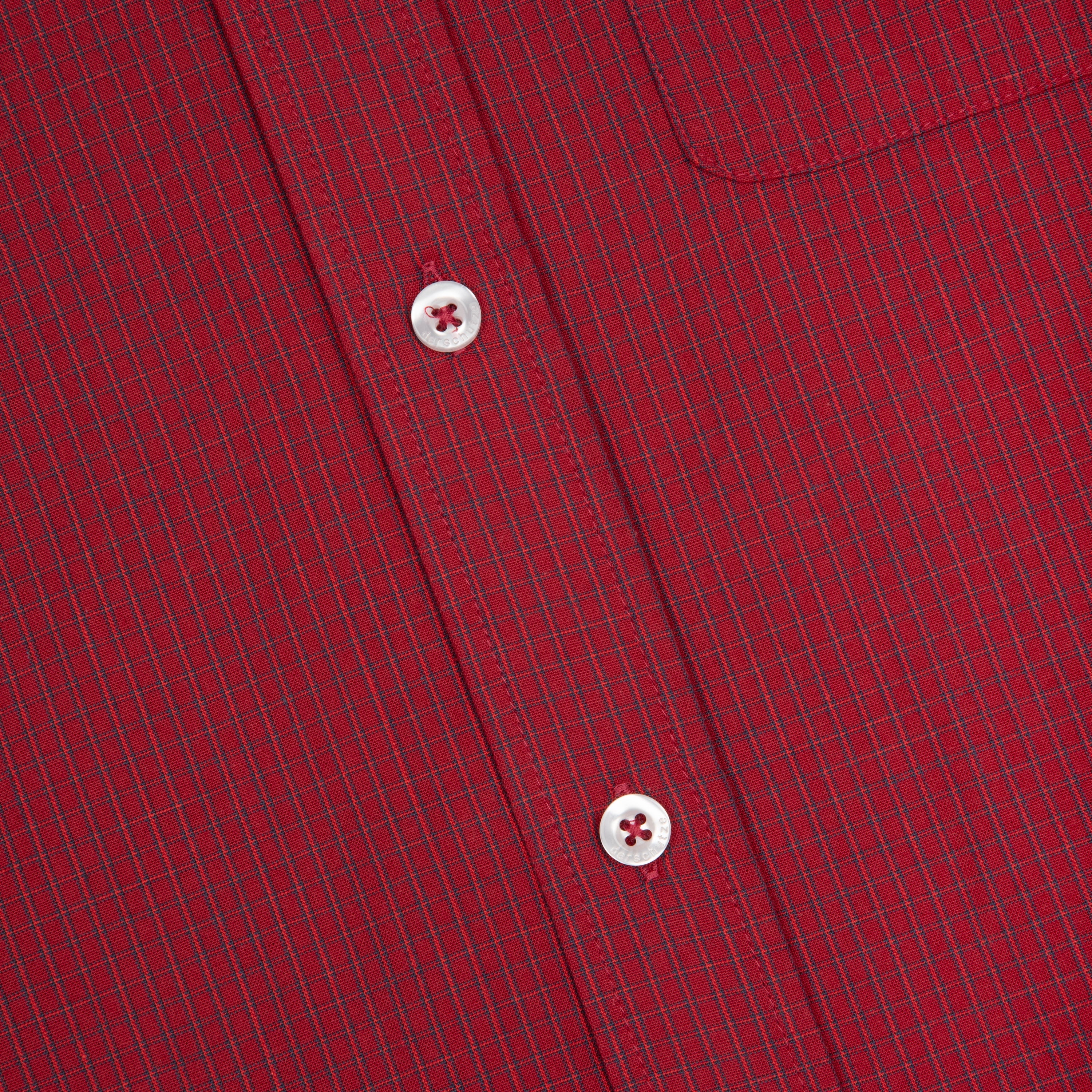 "lotus v2" layered Shirt plaid red - Image 5