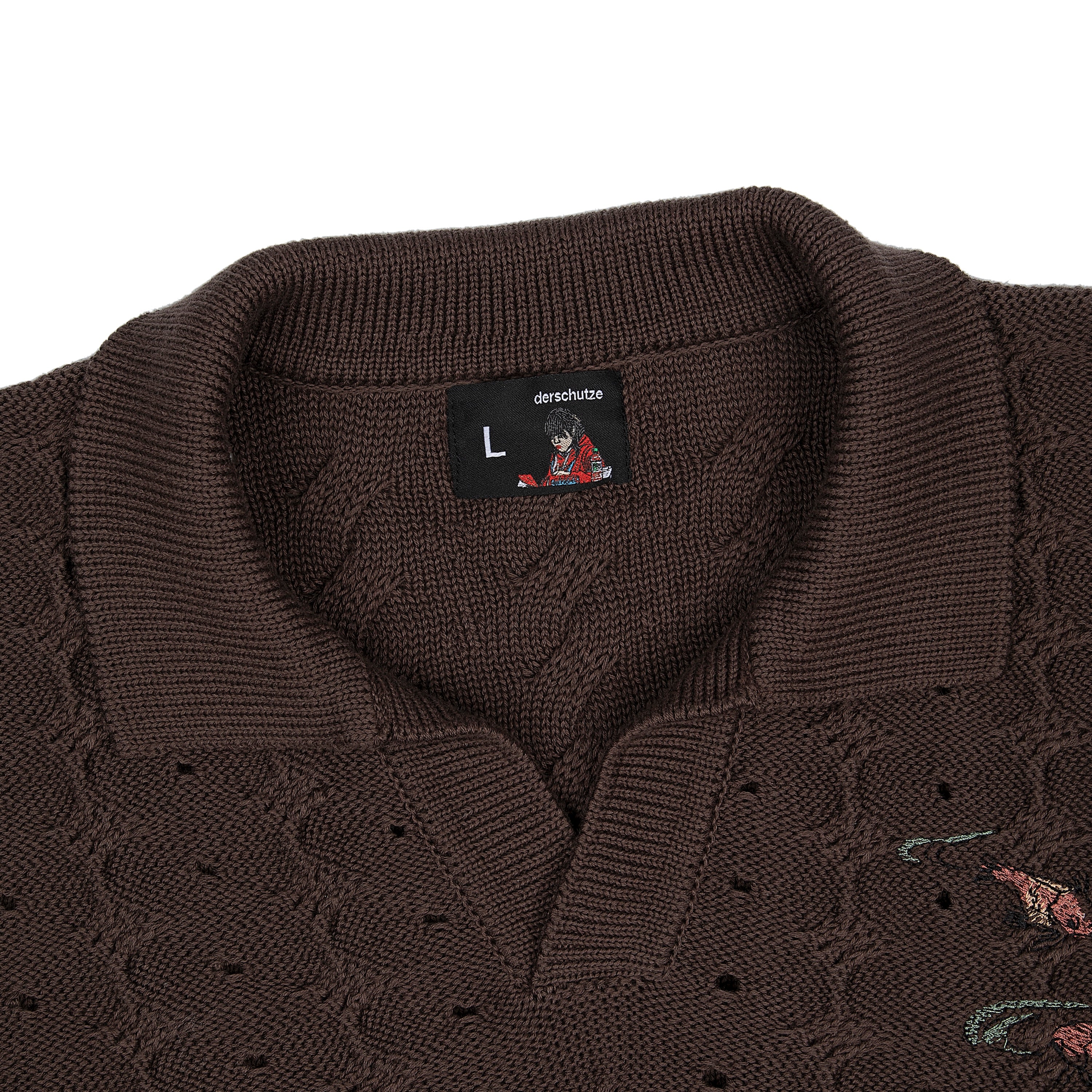 "lotus v2" longsleeve Knit brown - Image 3