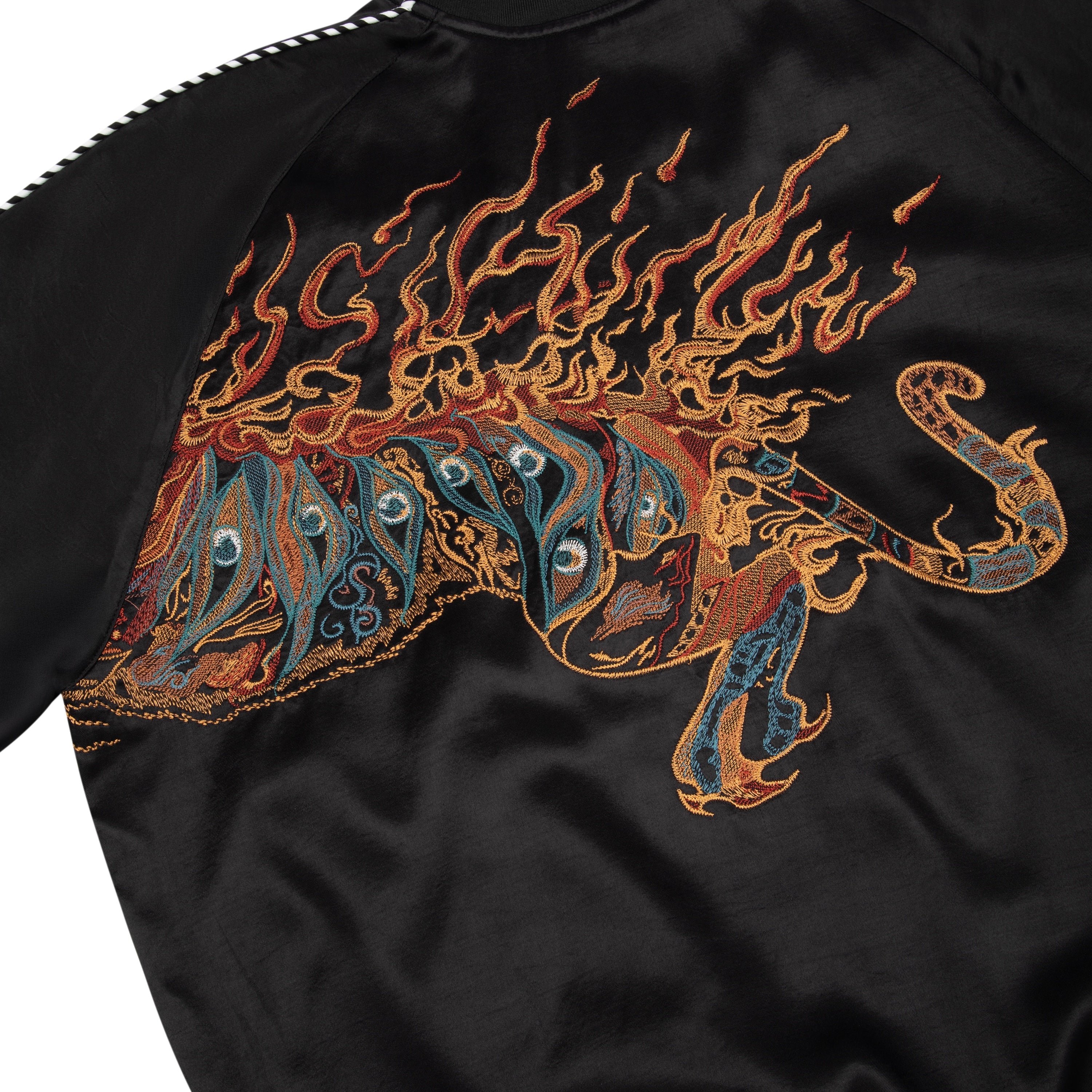 "lotus v2" satin Jacket - Image 6