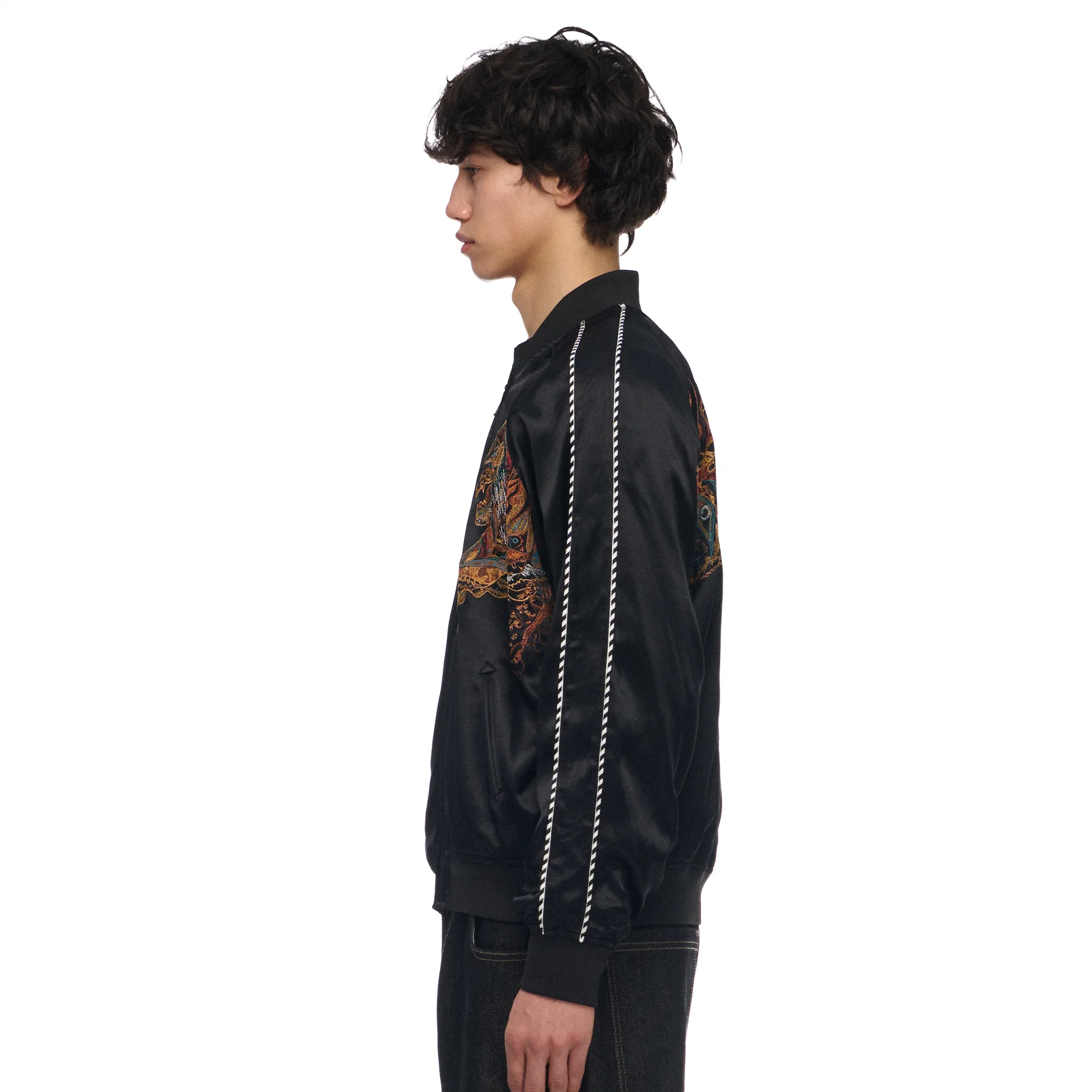 "lotus v2" satin Jacket - Image 8