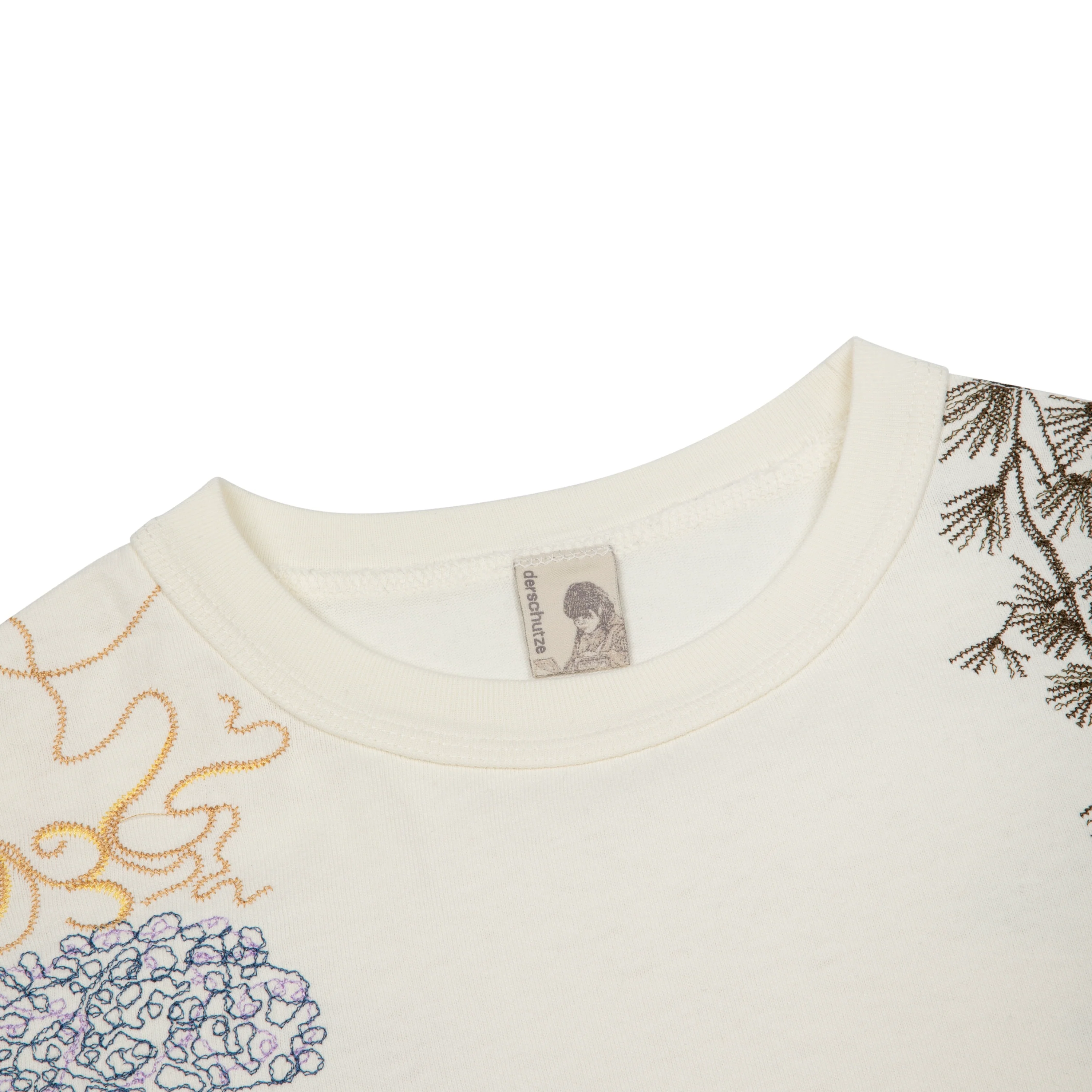 "lotus v2" T Shirt chalk - Image 3