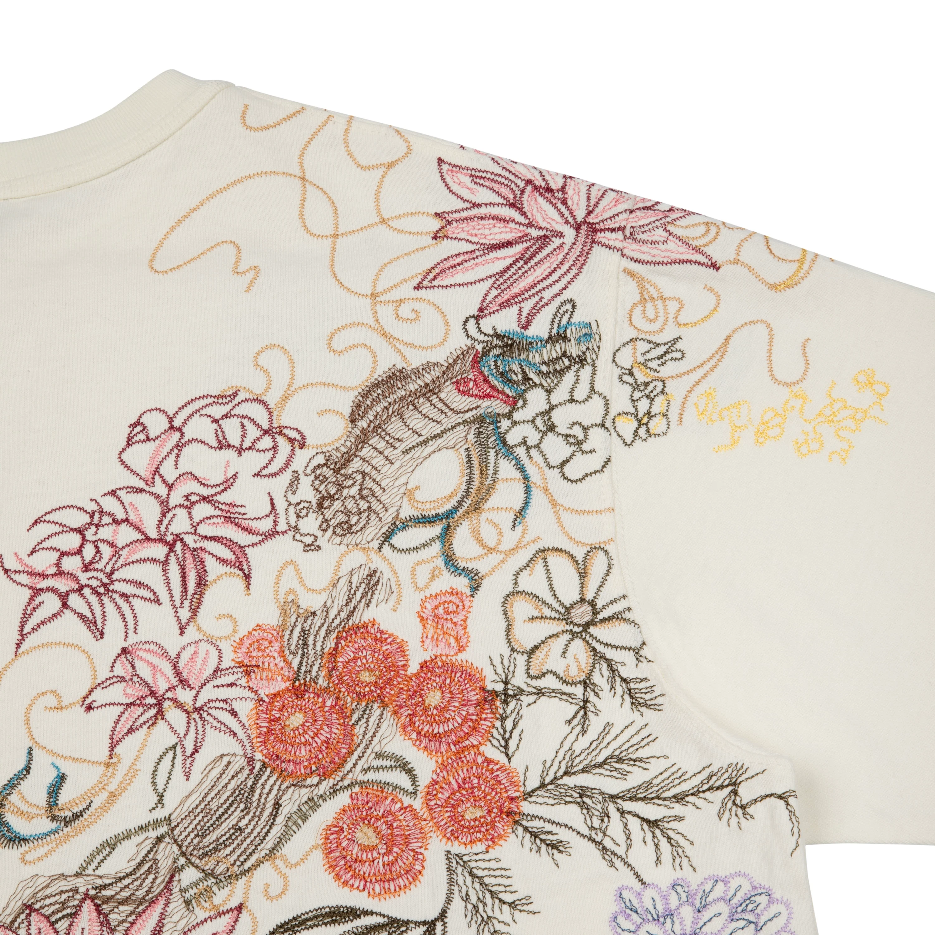 "lotus v2" T Shirt chalk - Image 7