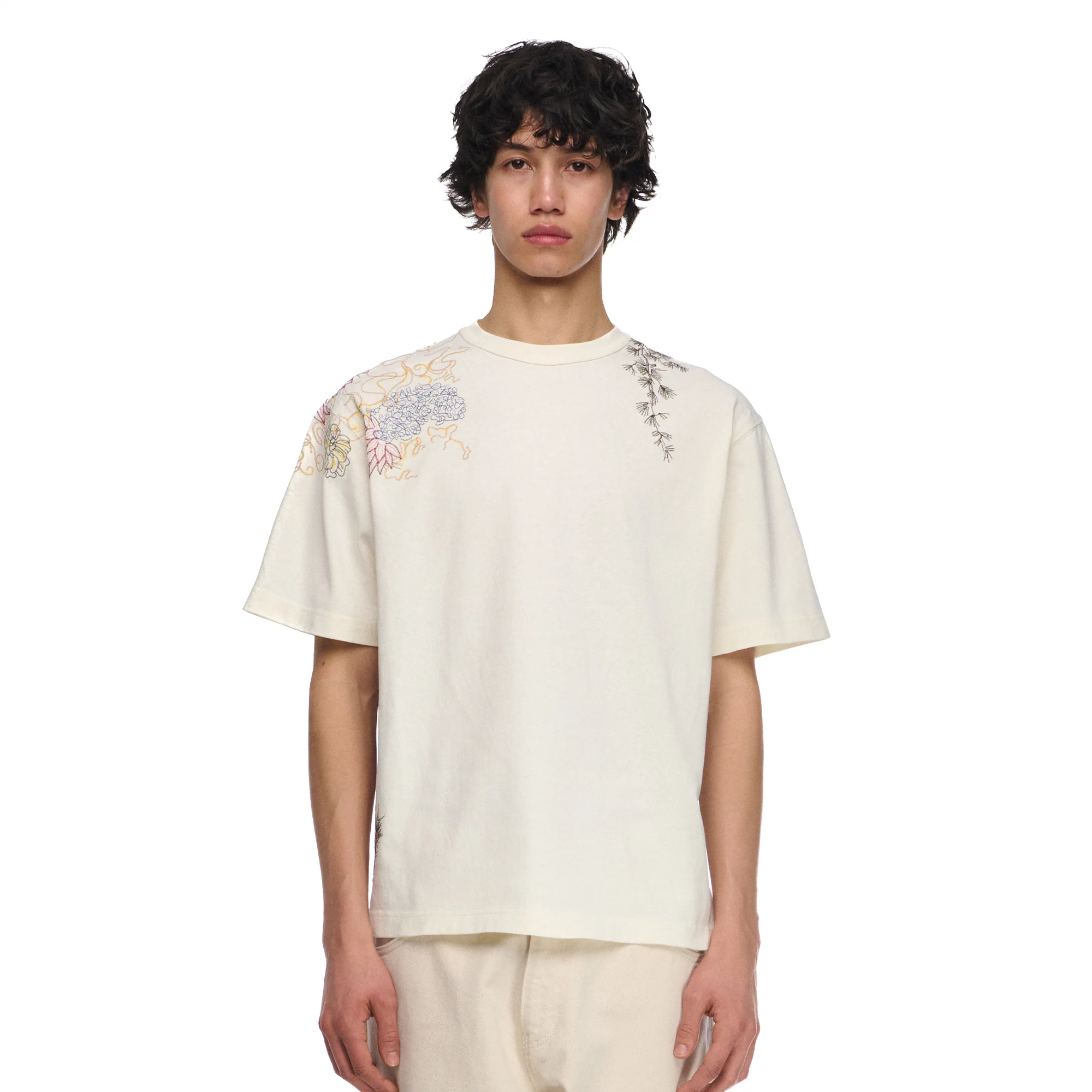 "lotus v2" T Shirt chalk - Image 9