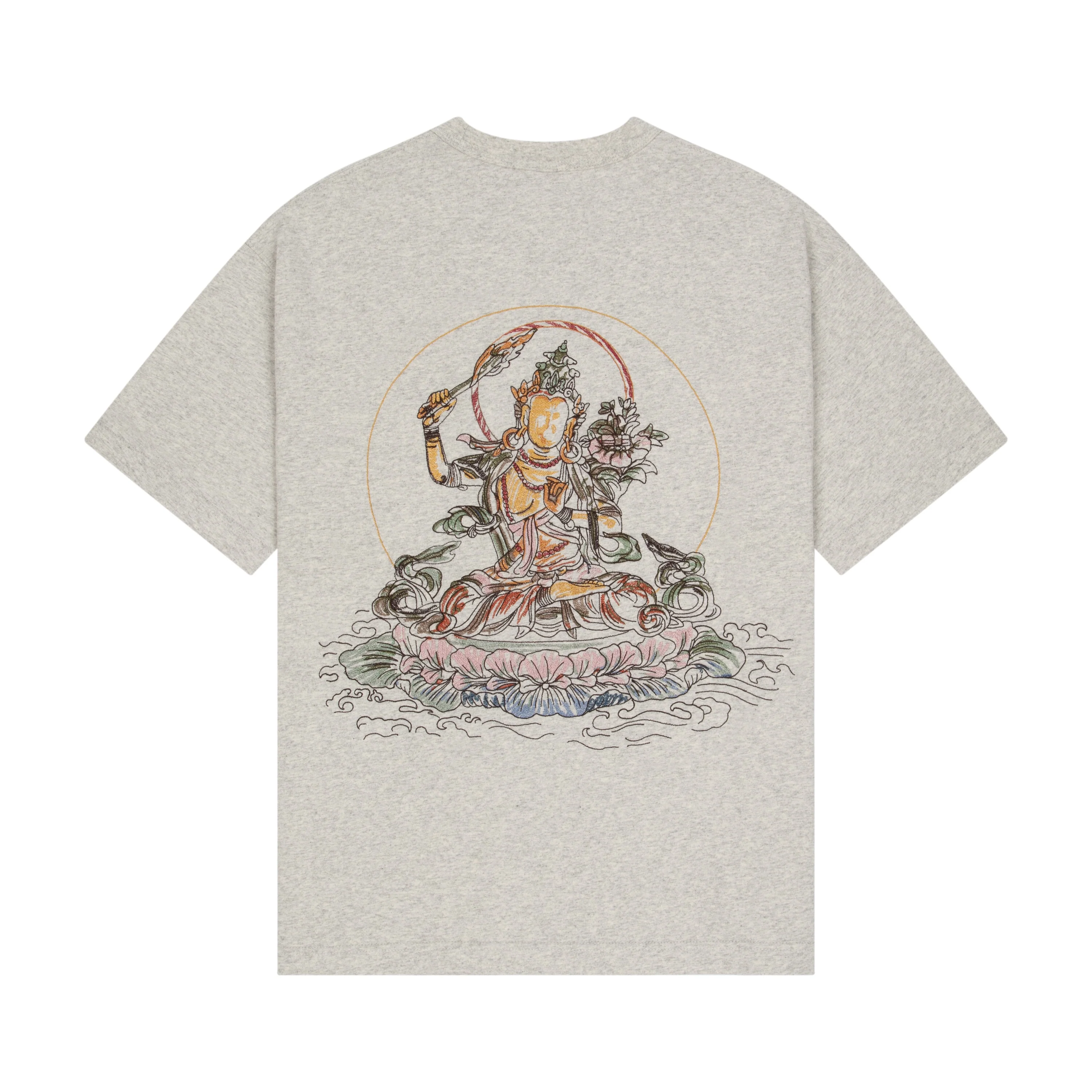 "lotus v2" T Shirt grey melange