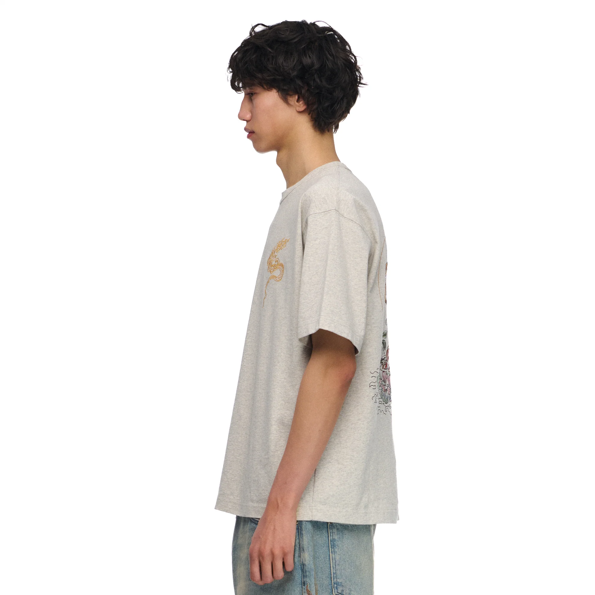 "lotus v2" T Shirt grey melange - Image 7