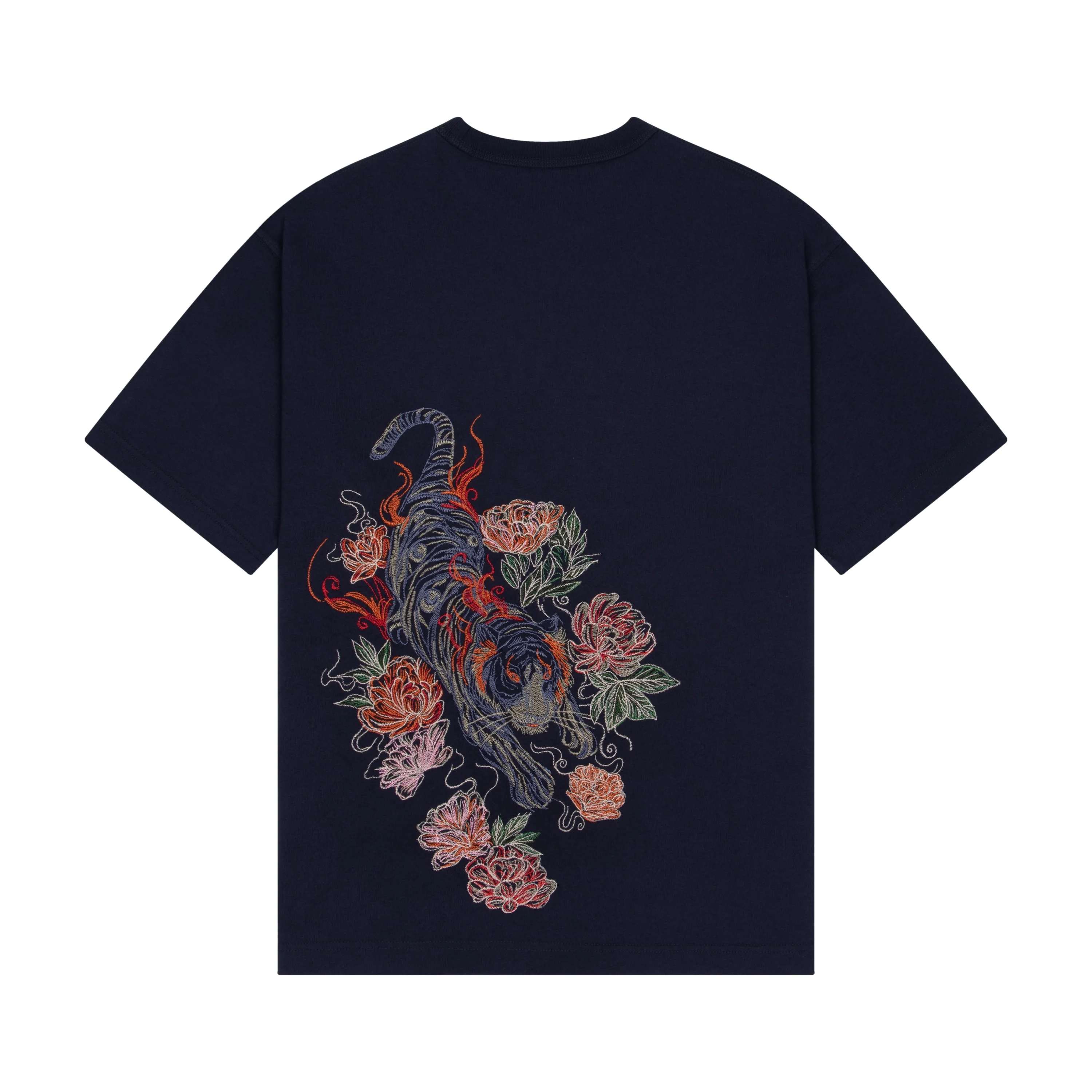 "lotus v2" T Shirt navy
