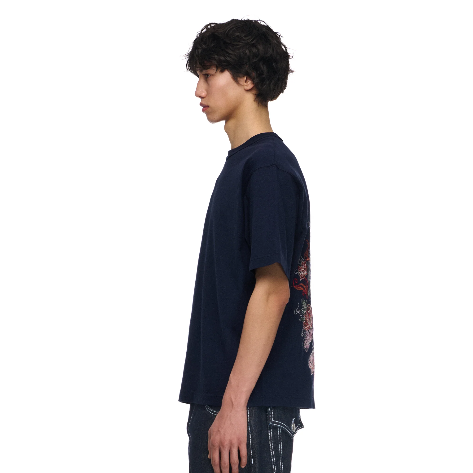 "lotus v2" T Shirt navy - Image 6