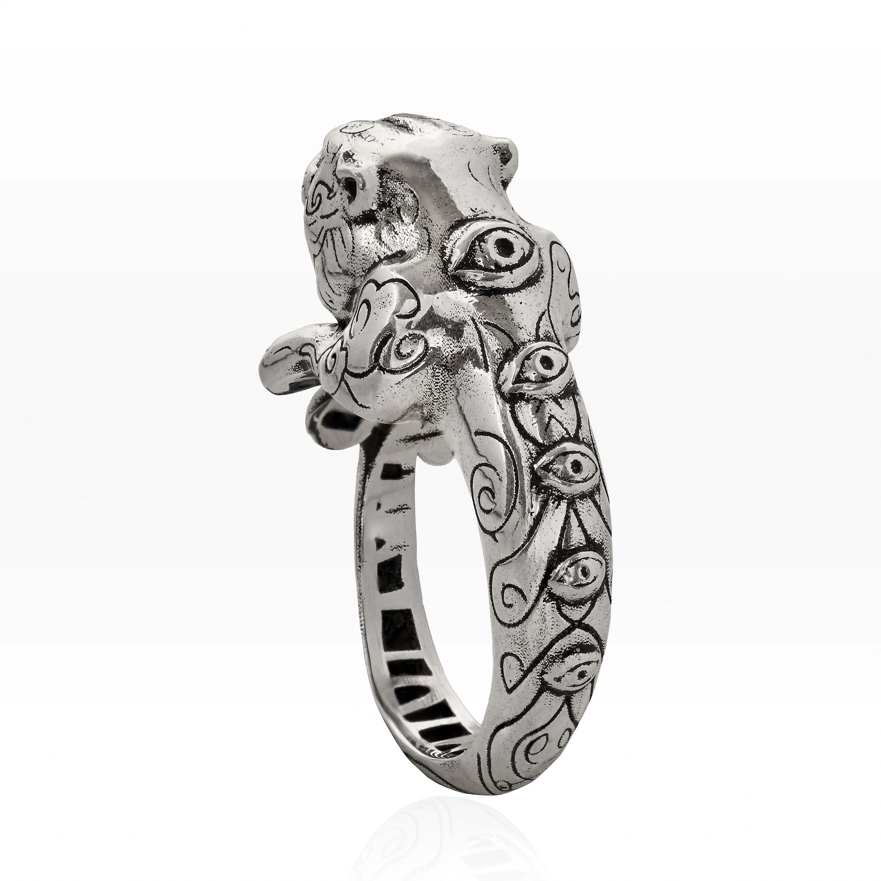 "lotus v2" tiger ring - Image 3