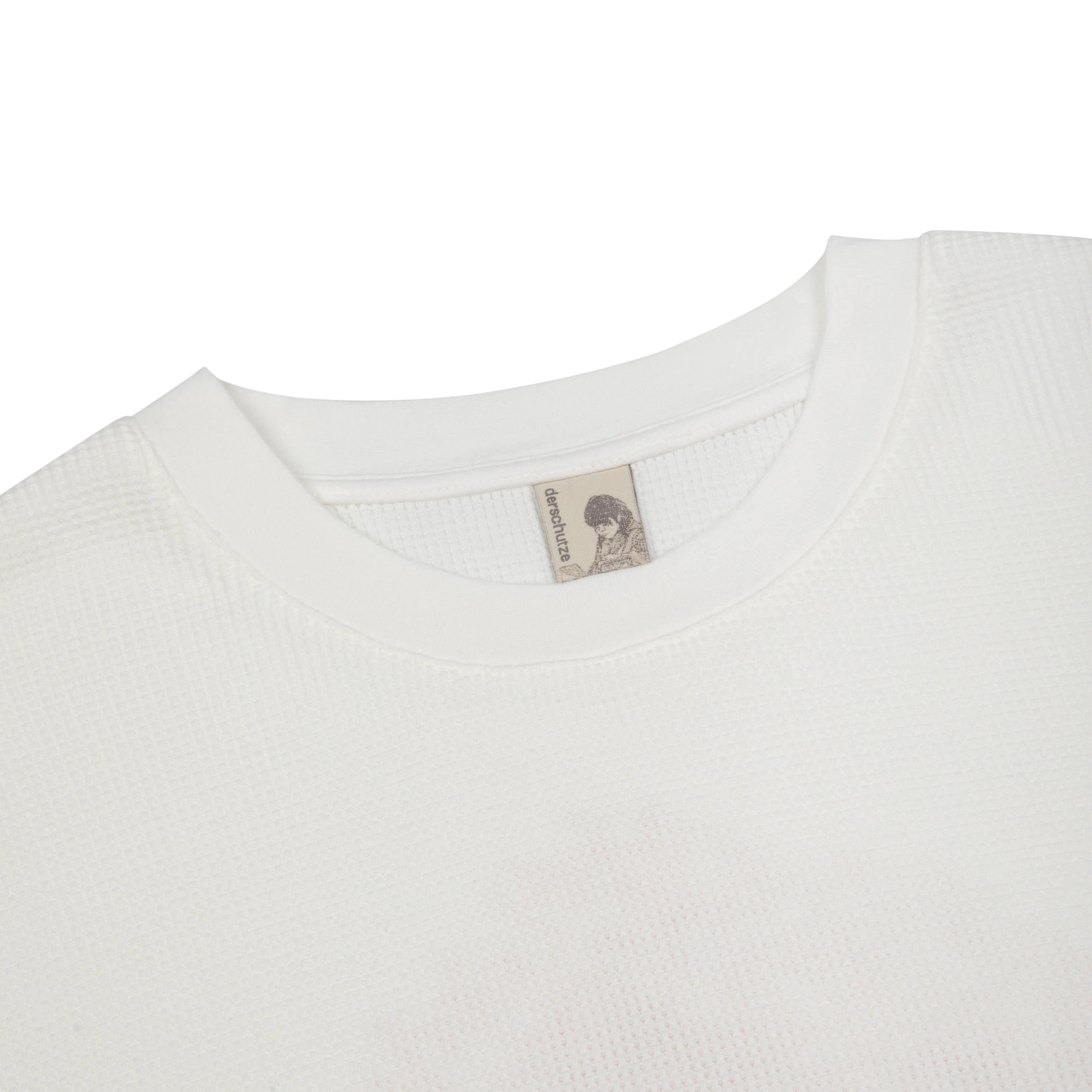 "lotus v2" waffle Longsleeve chalk - Image 3