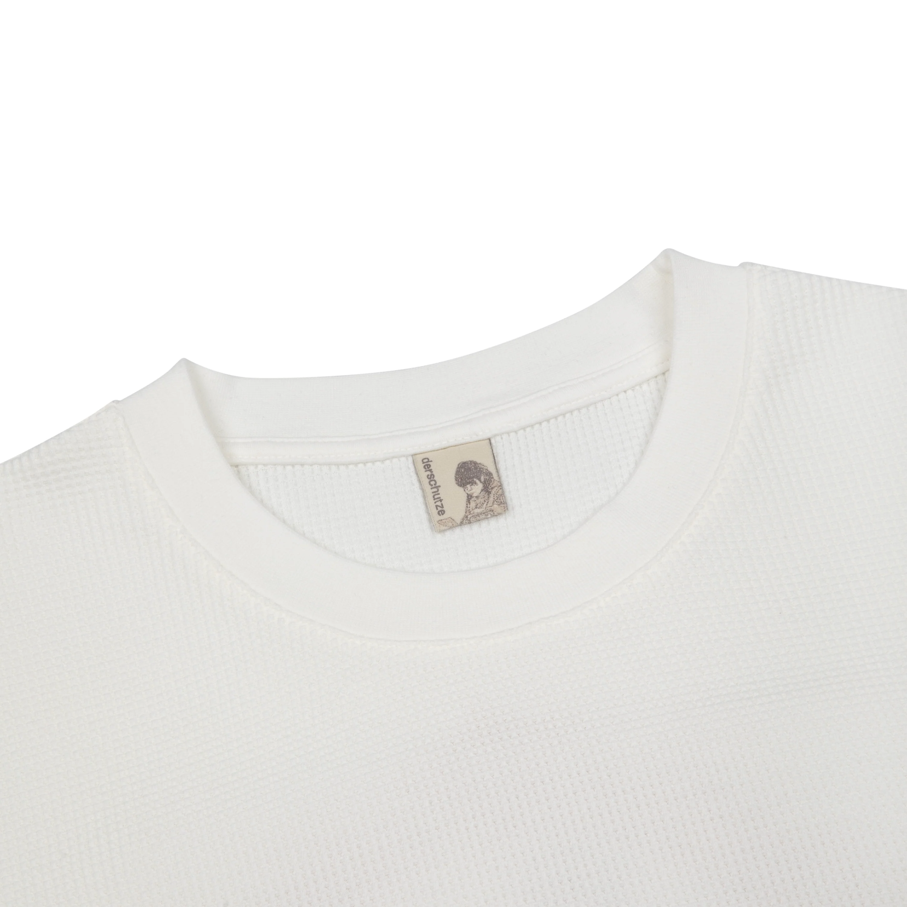 "lotus v2" waffle Longsleeve off white - Image 3