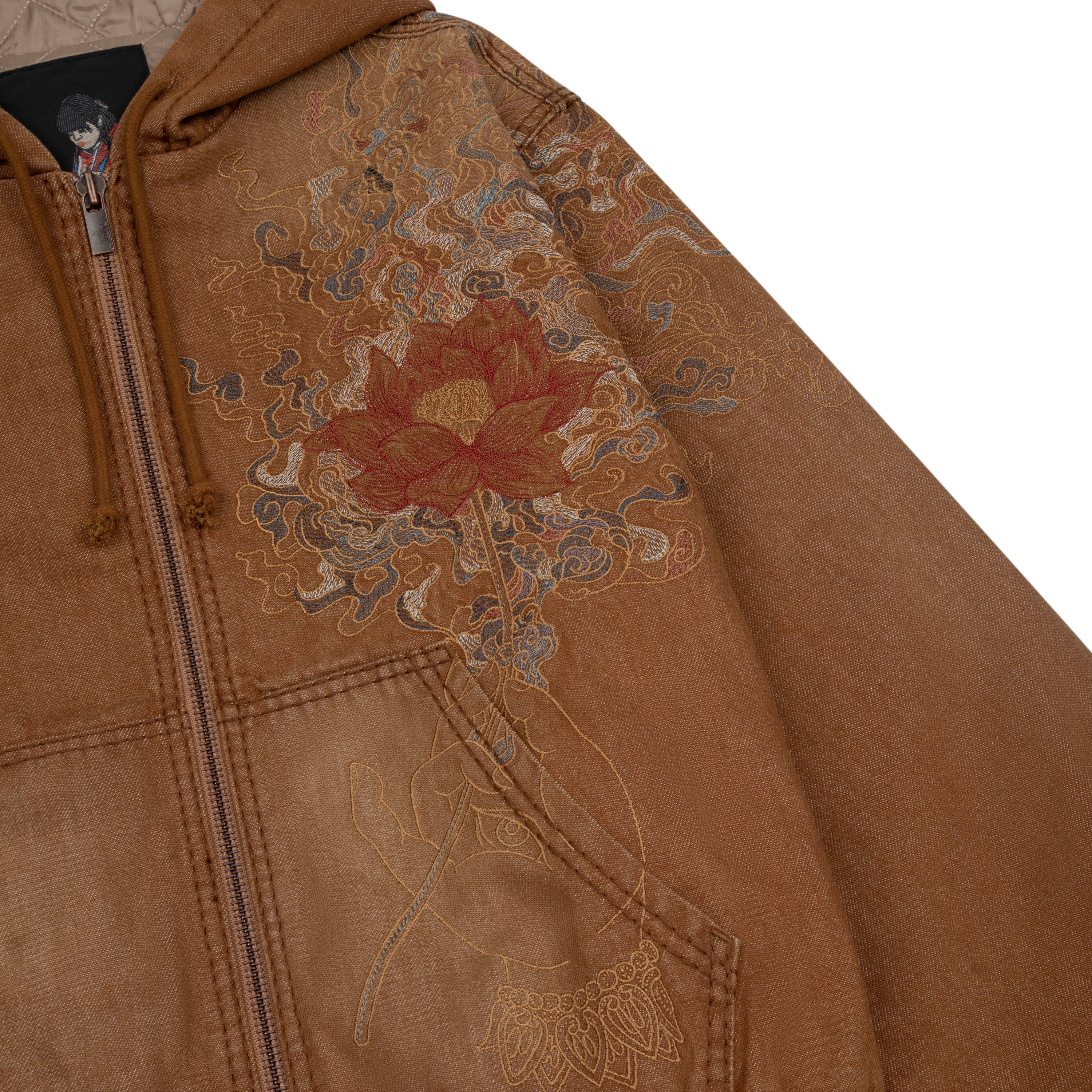 "lotus v2" workwear Jacket camel - Image 4
