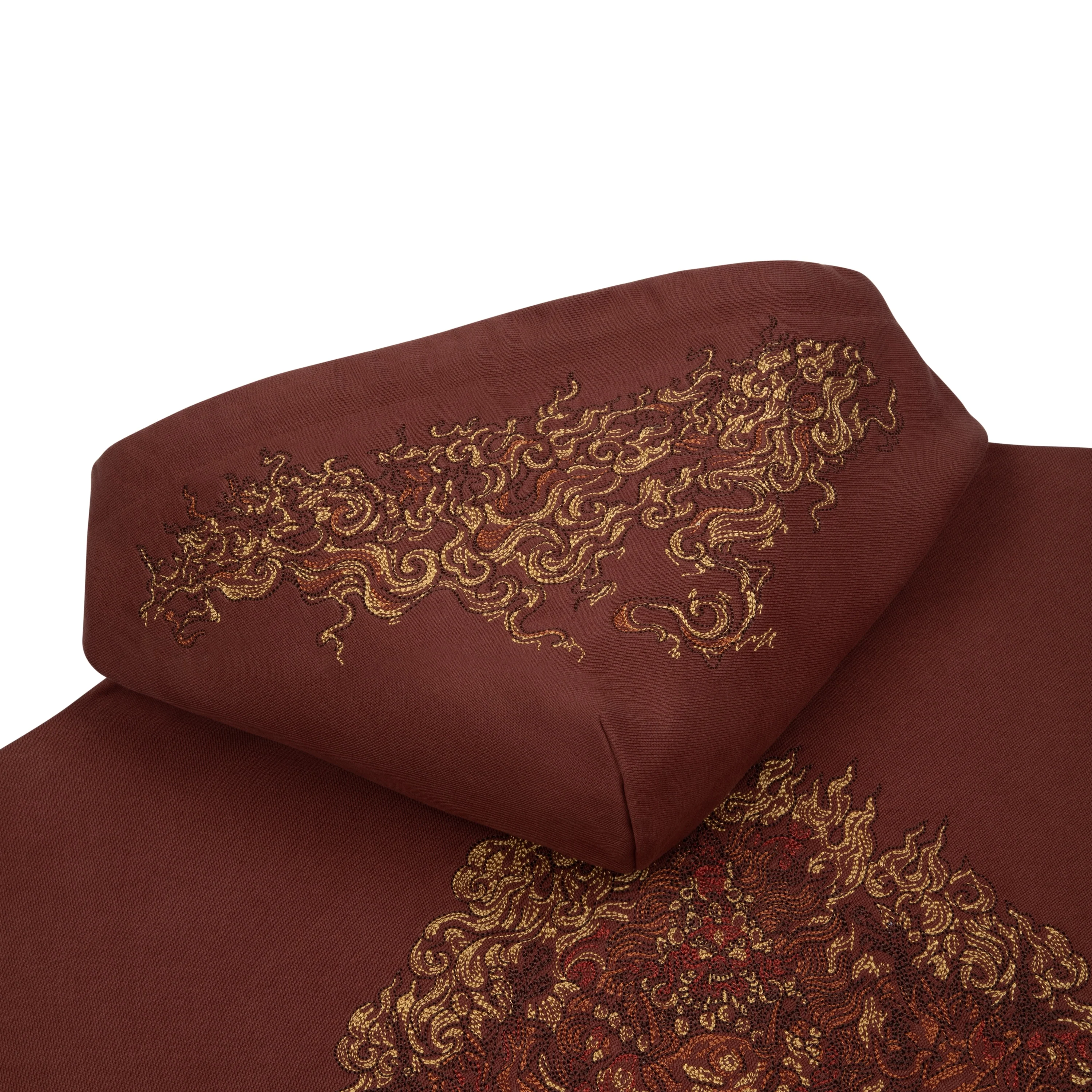 "lotus v2" Zip Up burgundy - Image 7