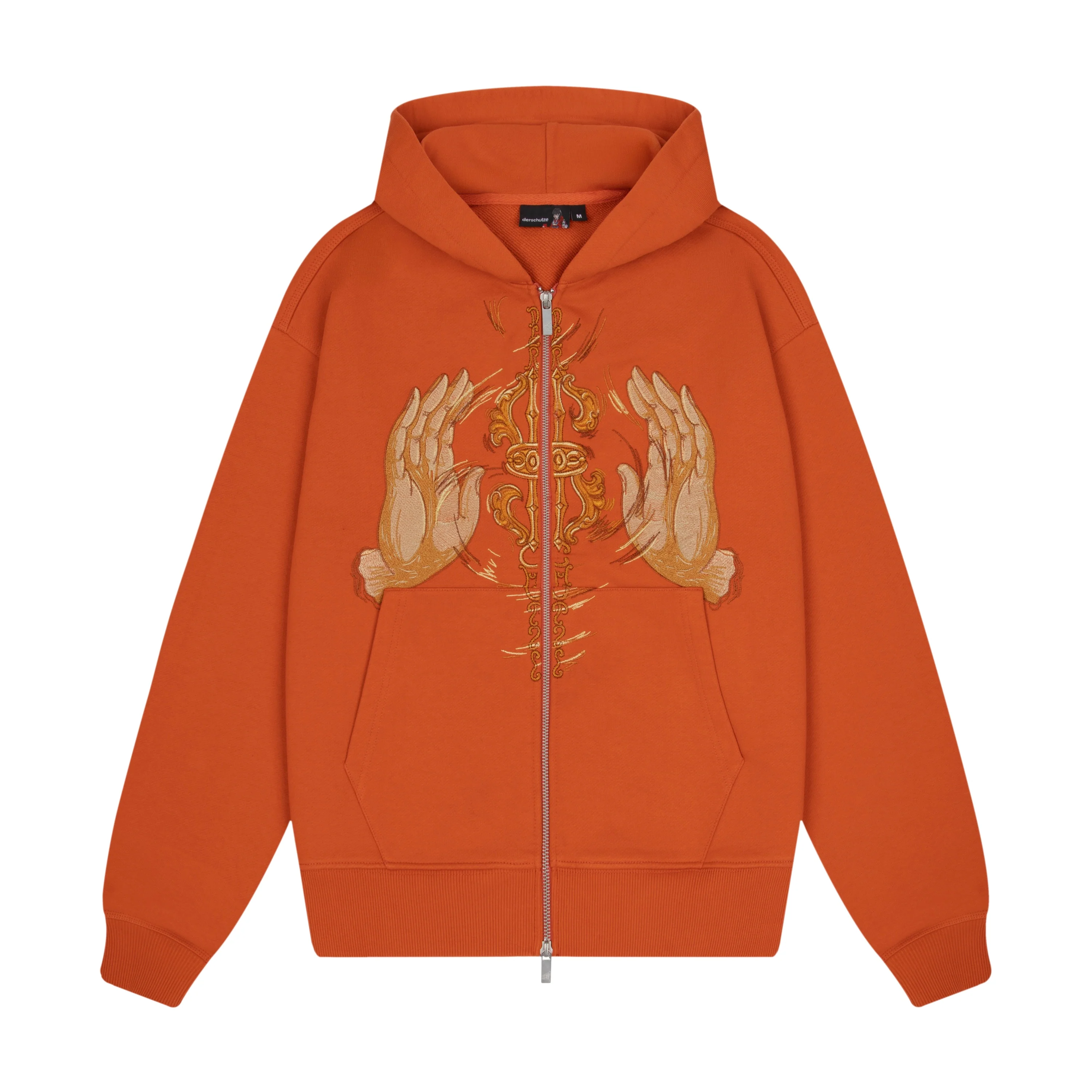 "lotus v2" Zip Up orange