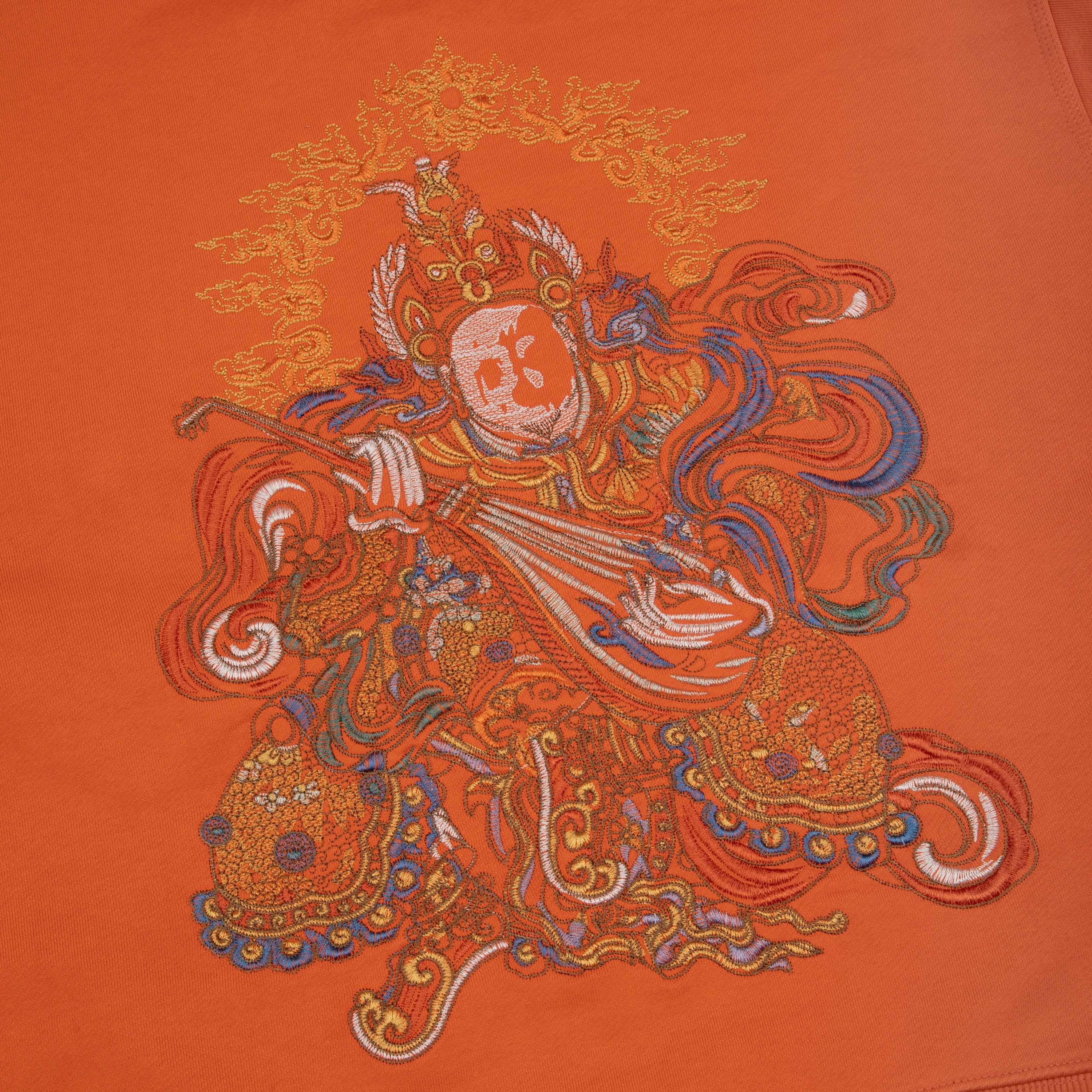 "lotus v2" Zip Up orange - Image 6