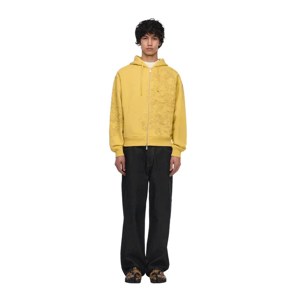 "lotus v2" Zip Up yellow - Image 12