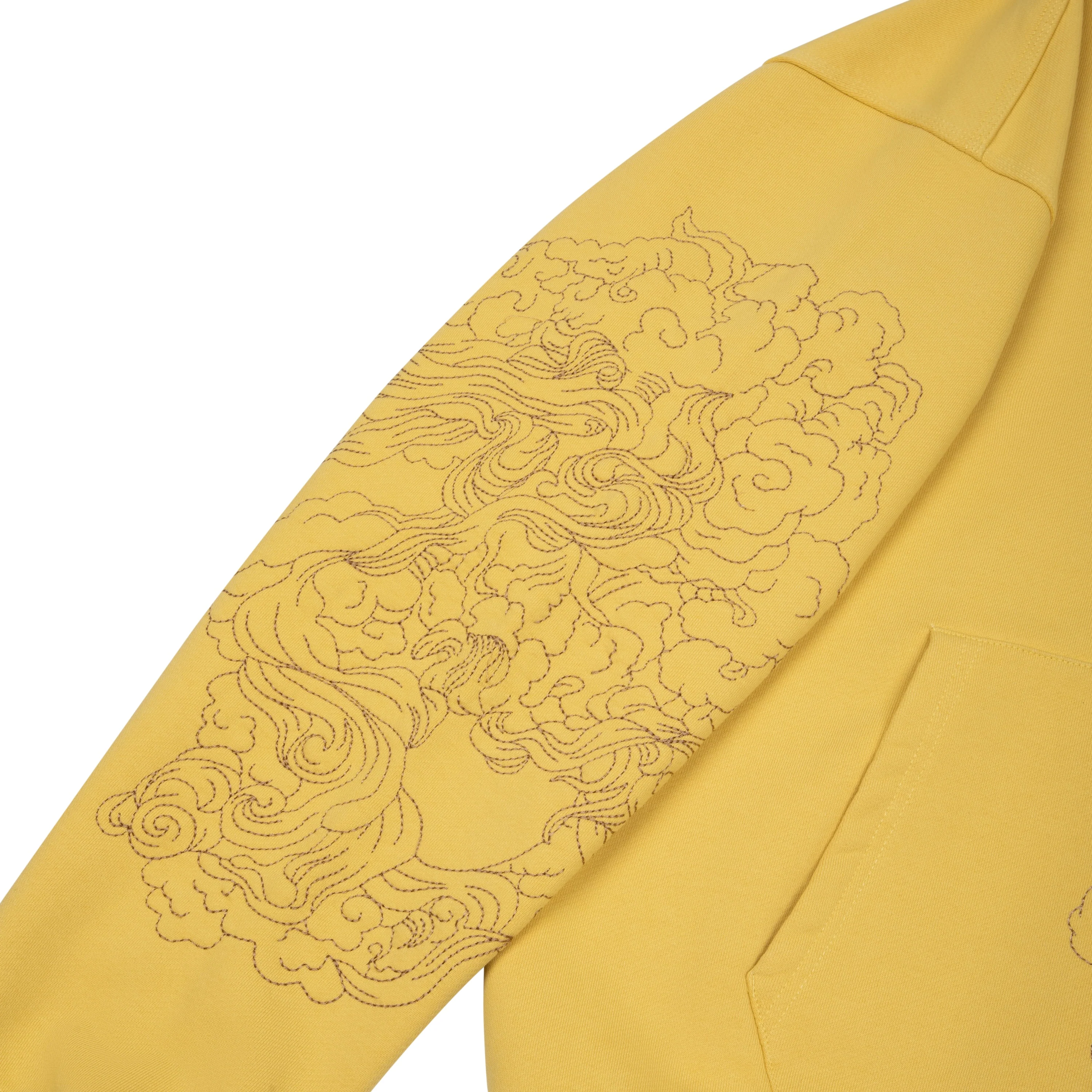 "lotus v2" Zip Up yellow - Image 5