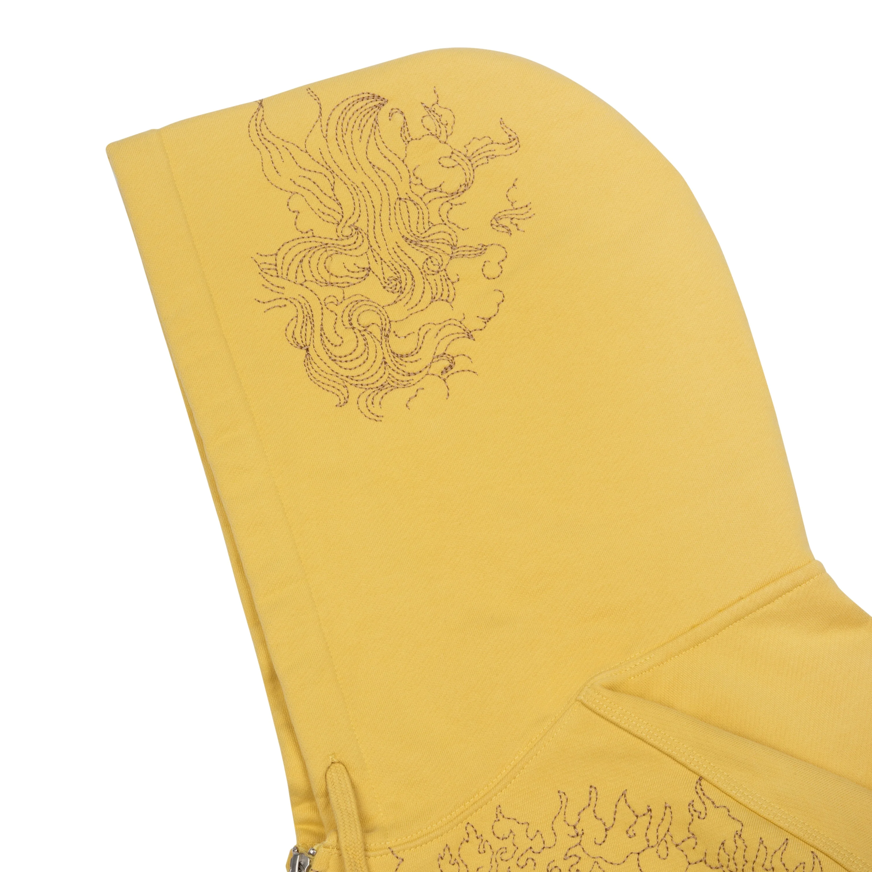 "lotus v2" Zip Up yellow - Image 7