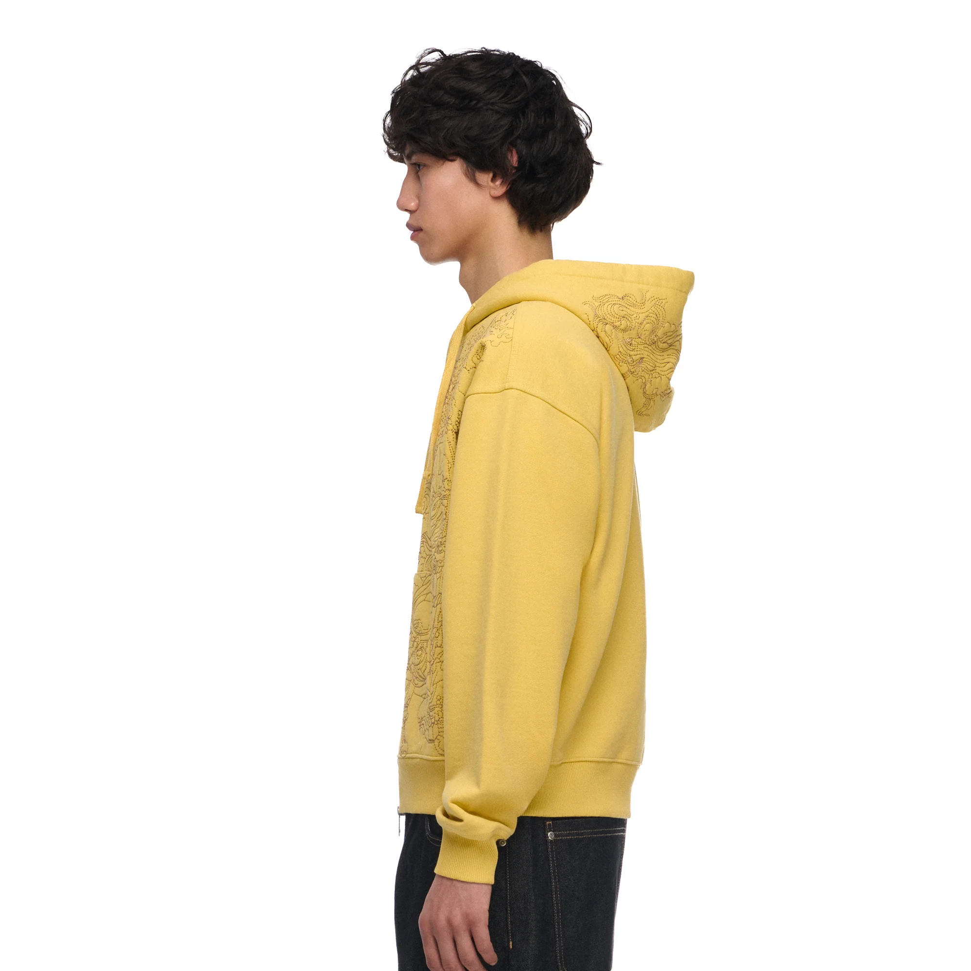 "lotus v2" Zip Up yellow - Image 9