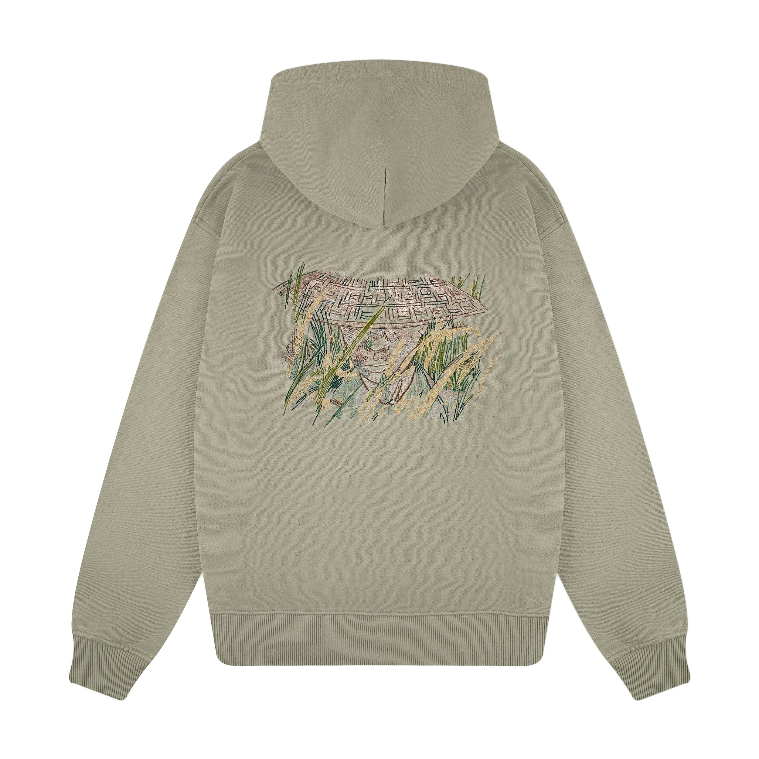 "lotus" Zip Up khaki - Image 2
